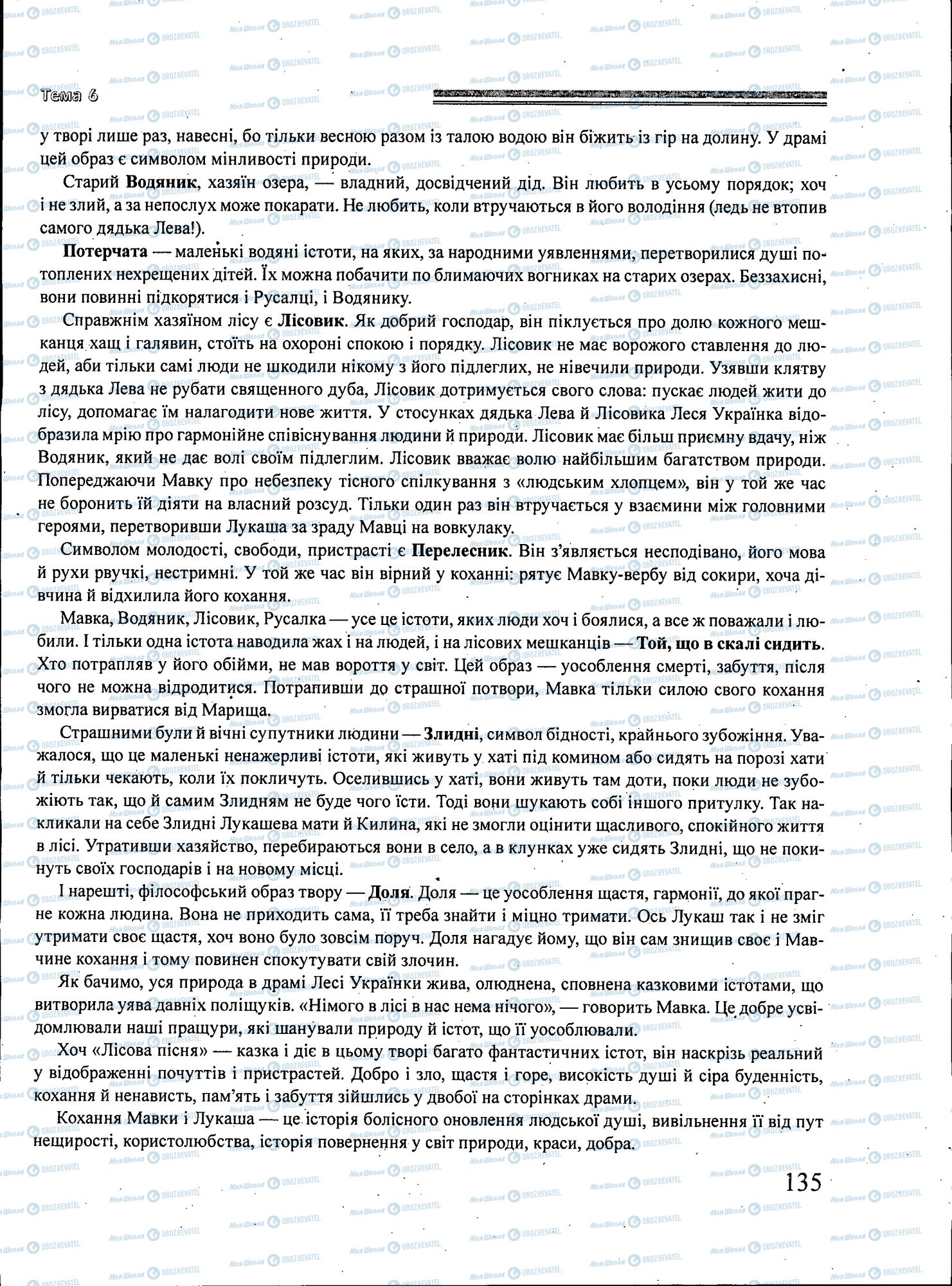 ЗНО Українська література 11 клас сторінка 135