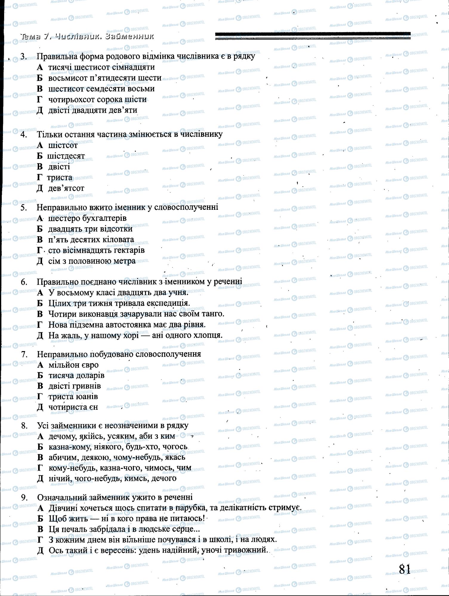 ДПА Українська мова 4 клас сторінка 081