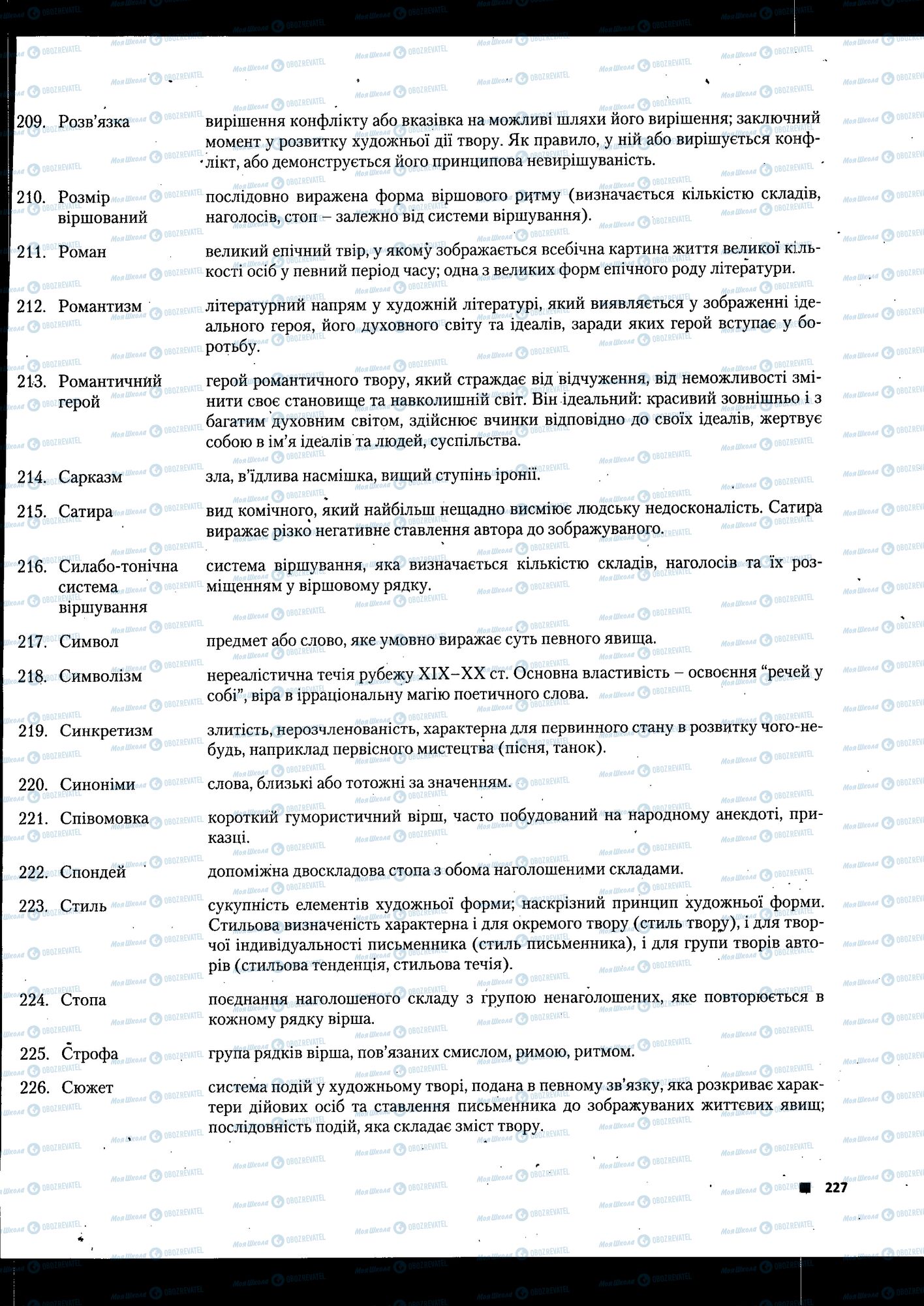 ЗНО Українська література 11 клас сторінка 227