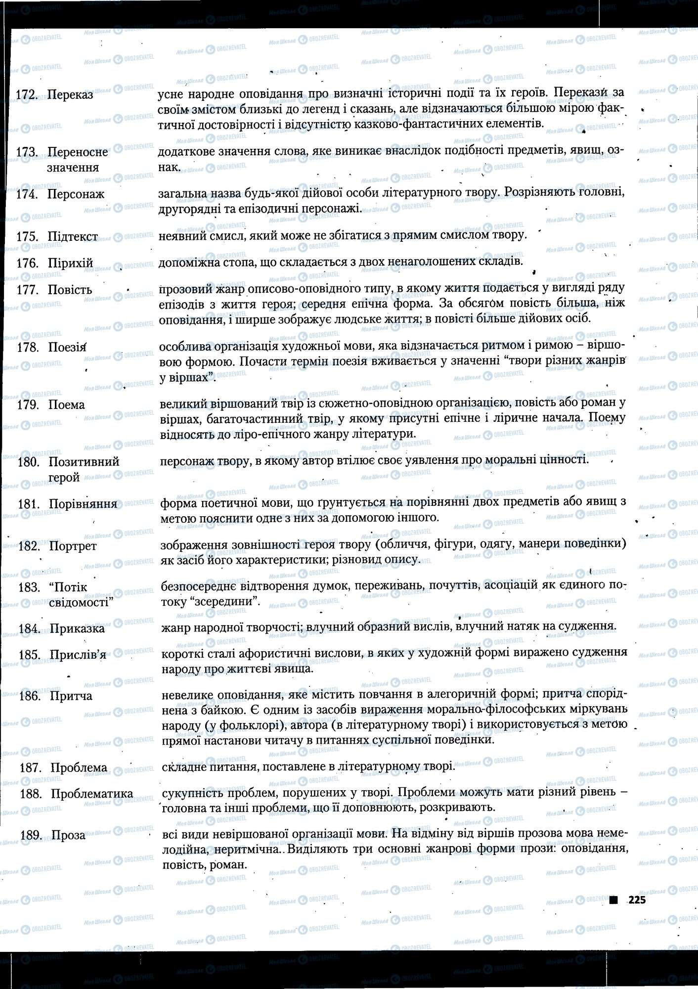 ЗНО Укр лит 11 класс страница 225