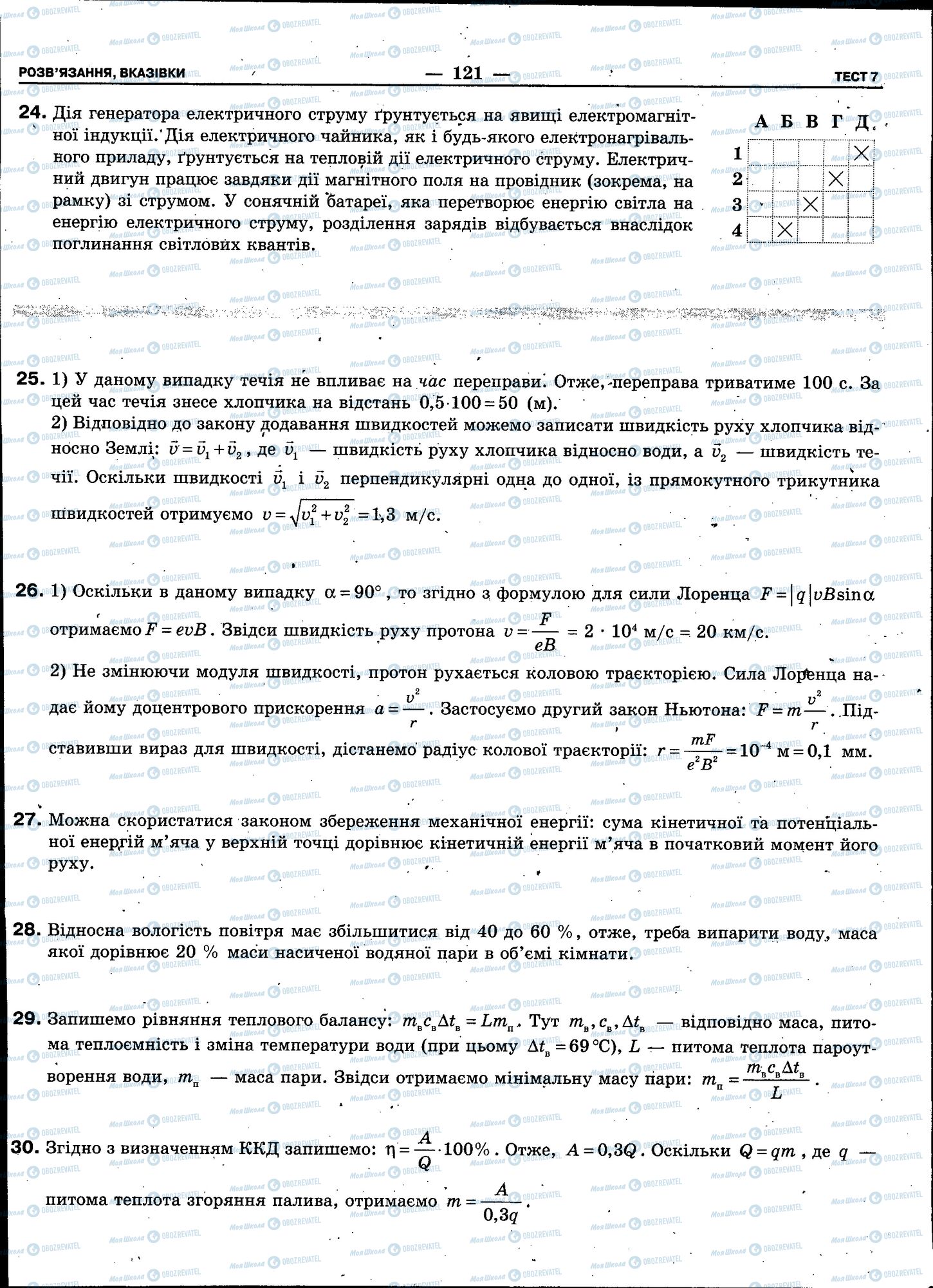 ЗНО Физика 11 класс страница 121