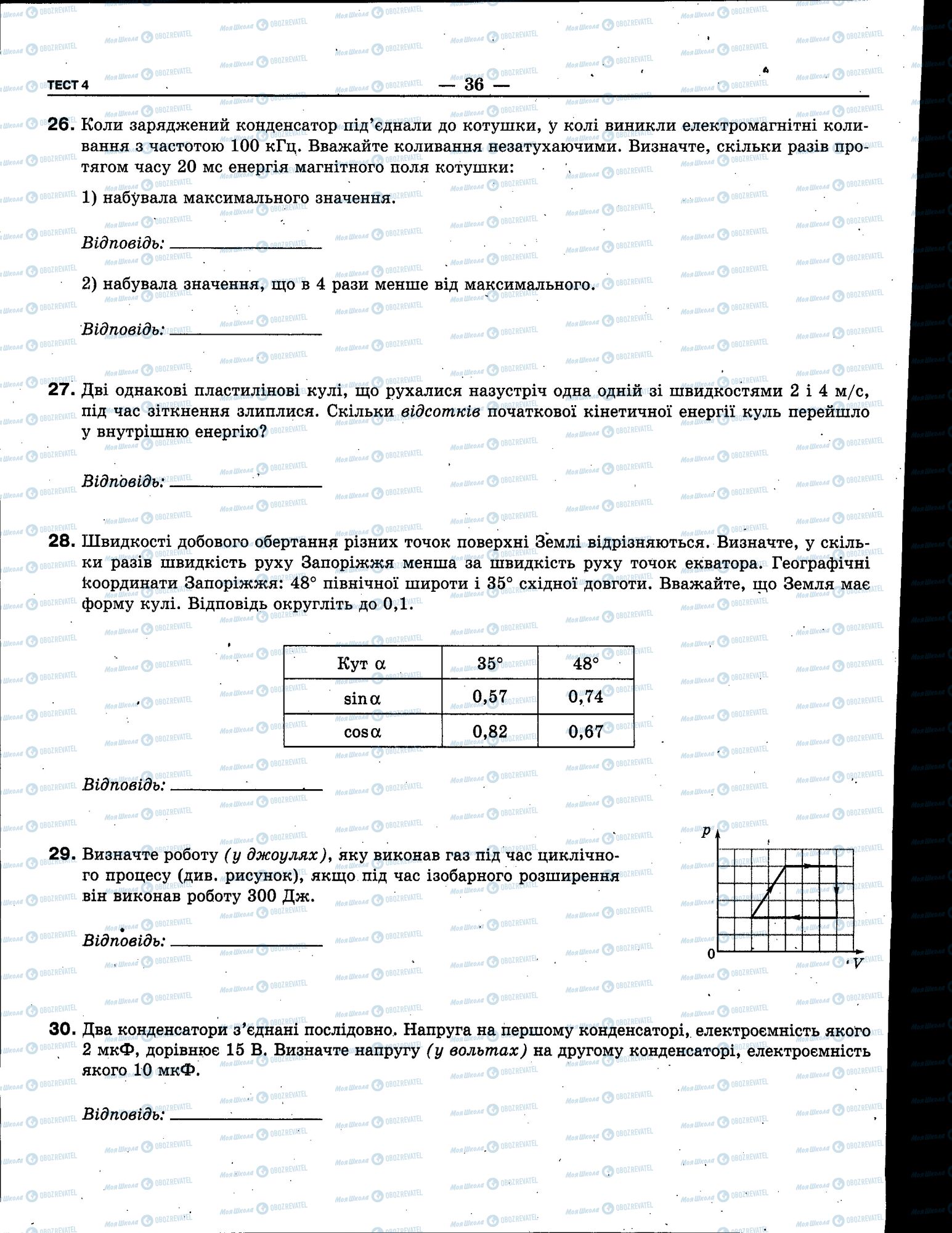 ЗНО Физика 11 класс страница 036