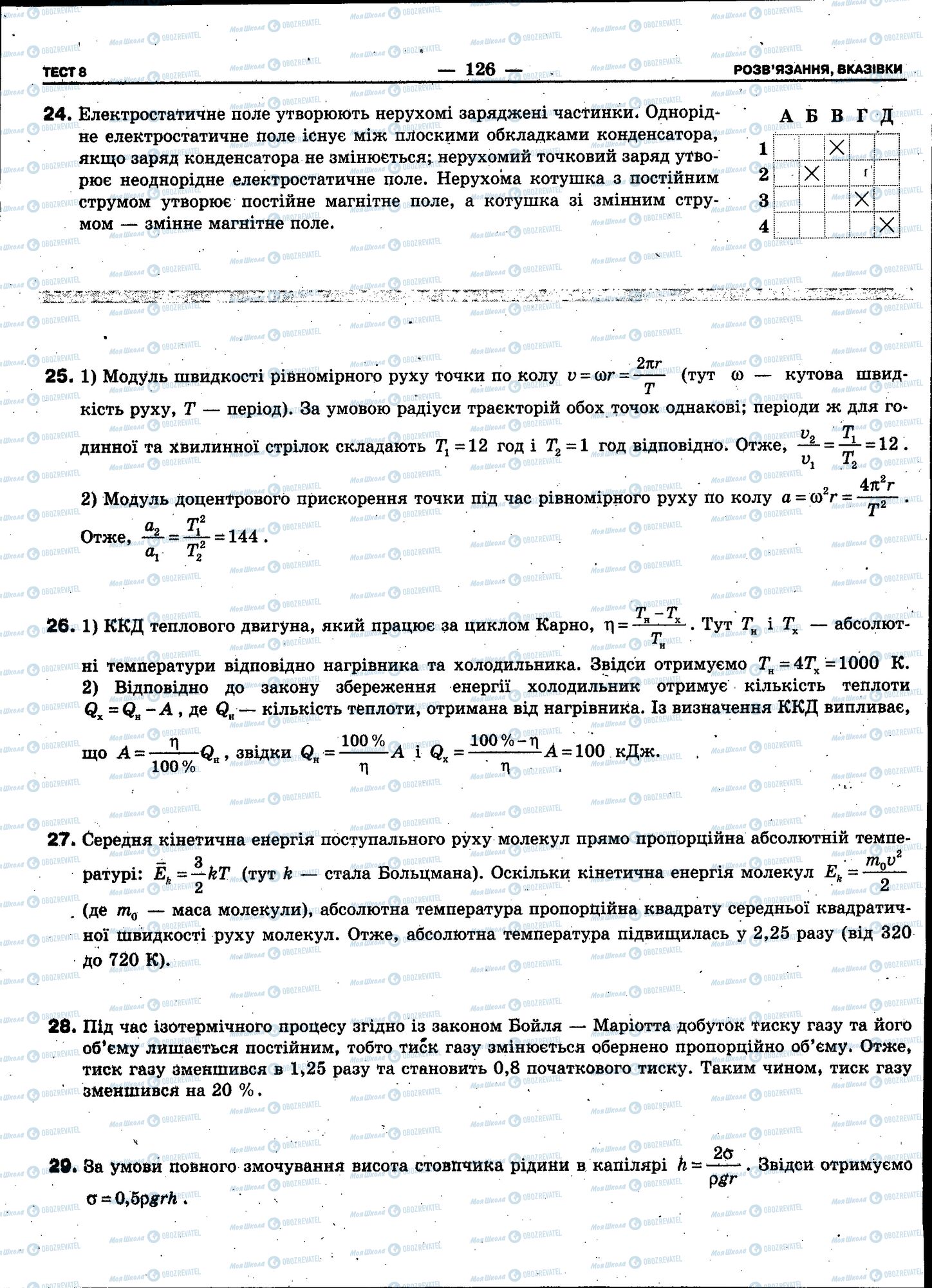 ЗНО Фізика 11 клас сторінка 126