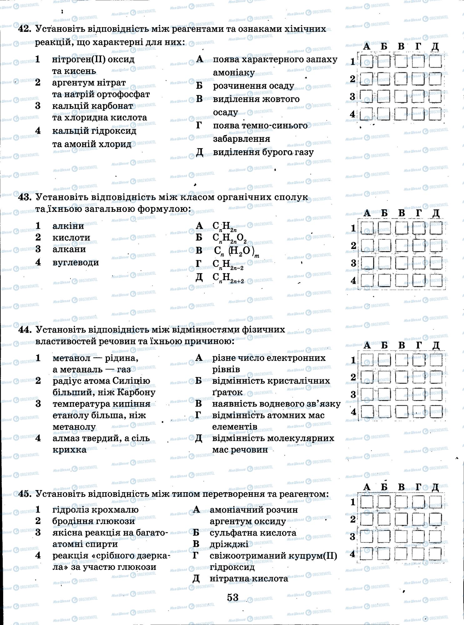 ЗНО Химия 11 класс страница 053