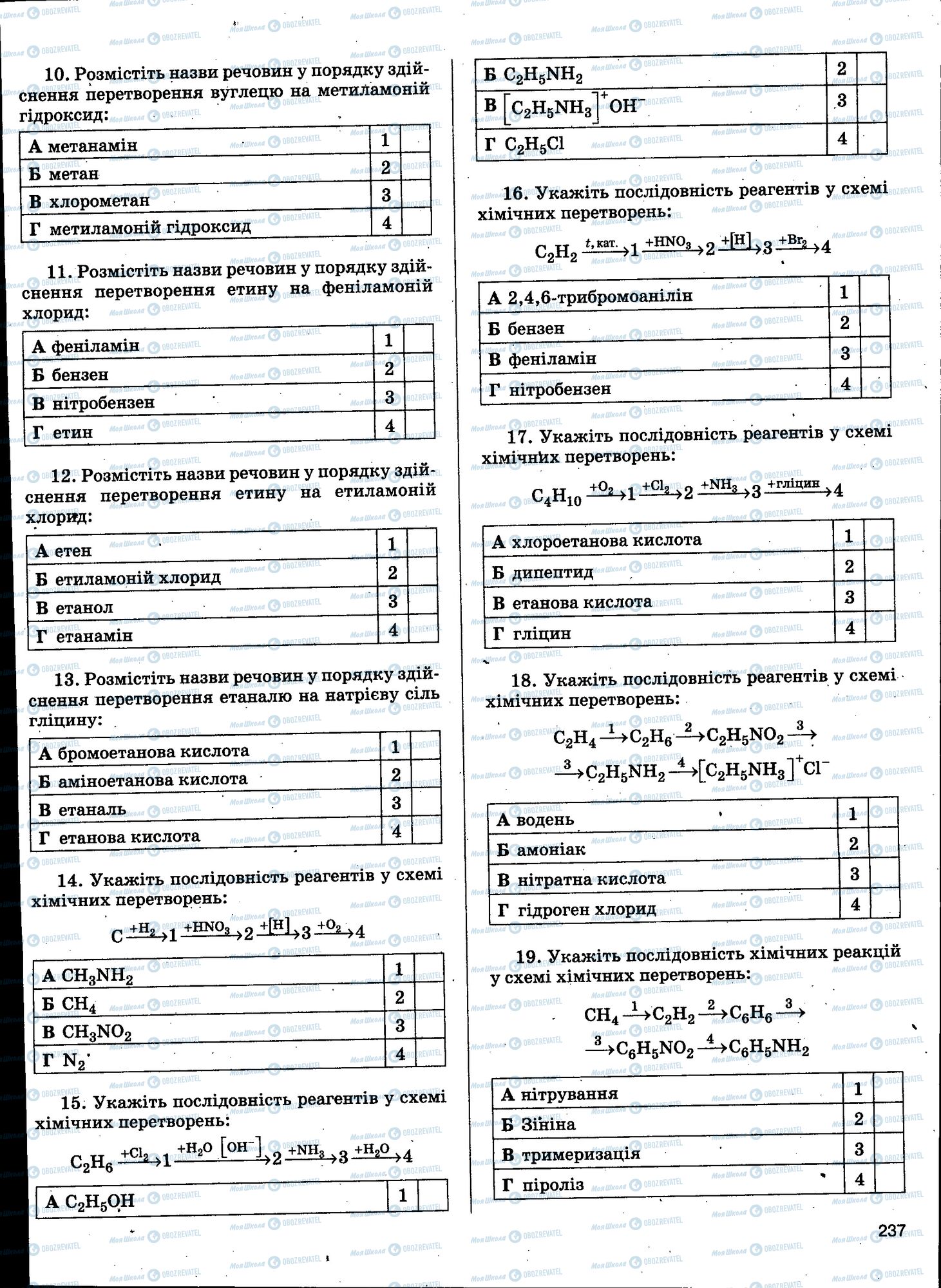 ЗНО Химия 11 класс страница 237