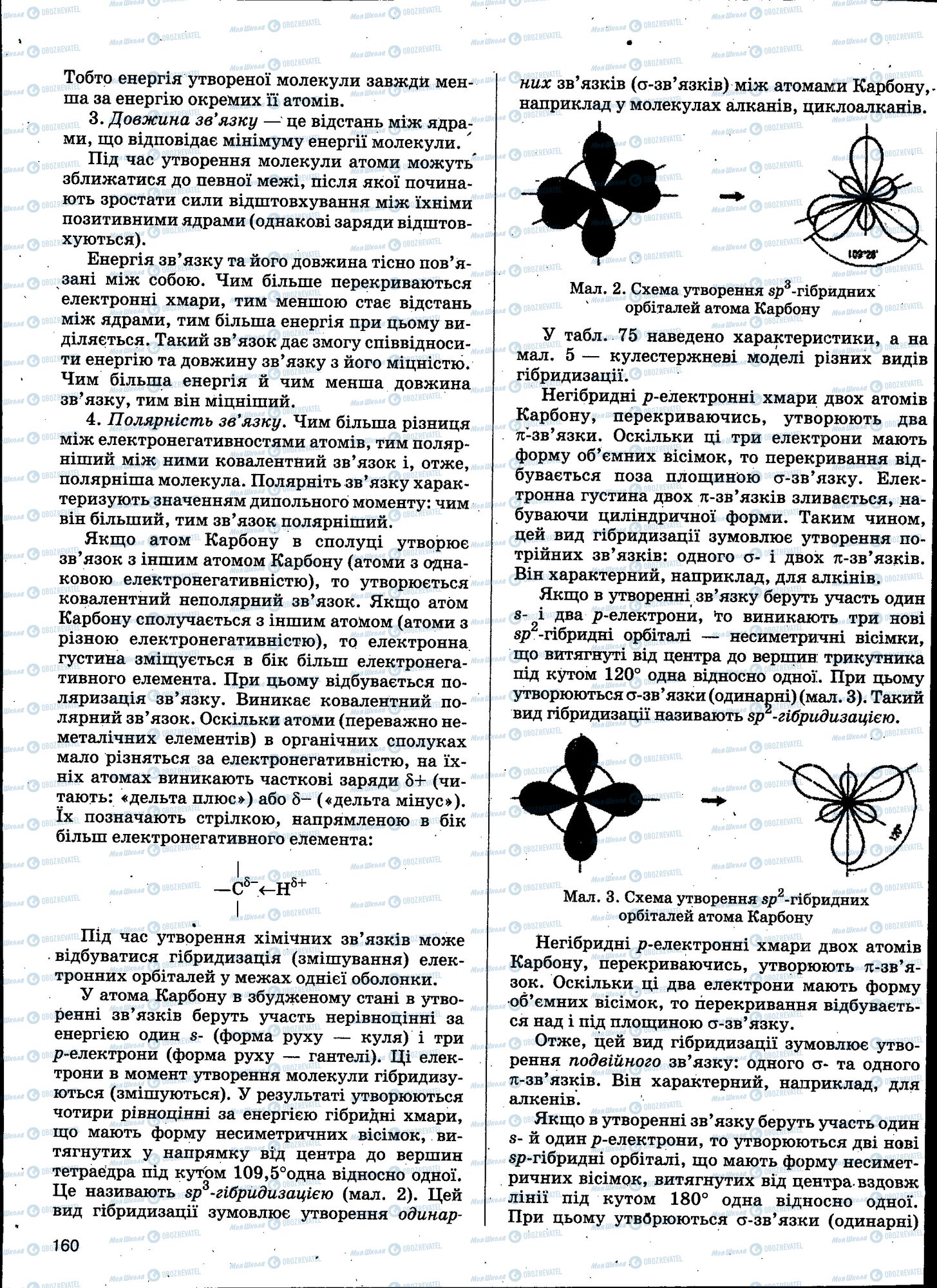 ЗНО Хімія 11 клас сторінка 160
