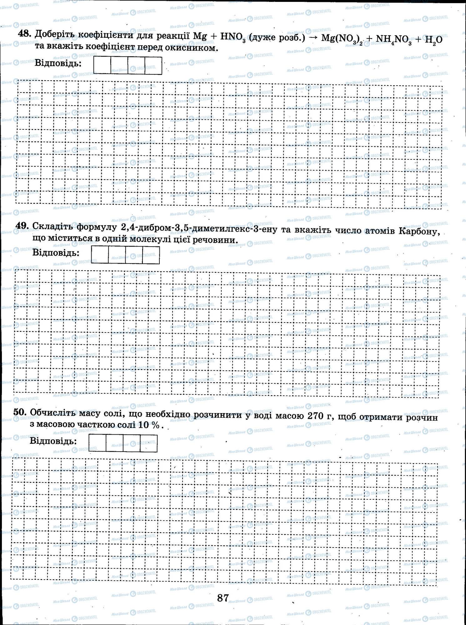 ЗНО Химия 11 класс страница 087