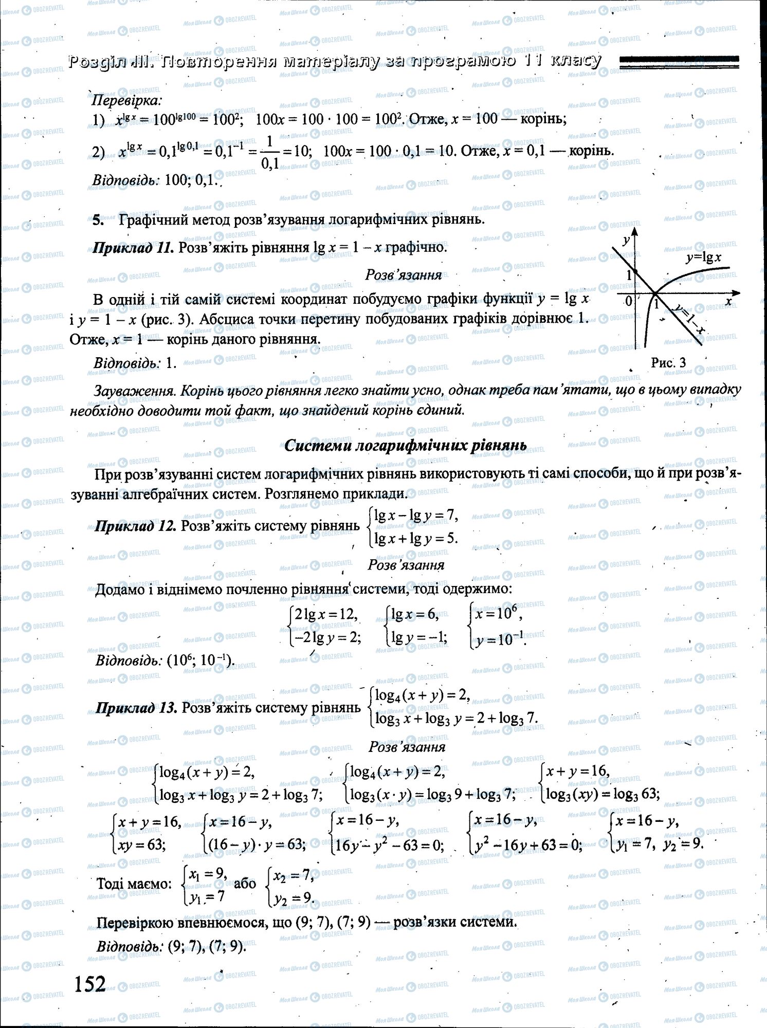 ЗНО Математика 11 класс страница 152