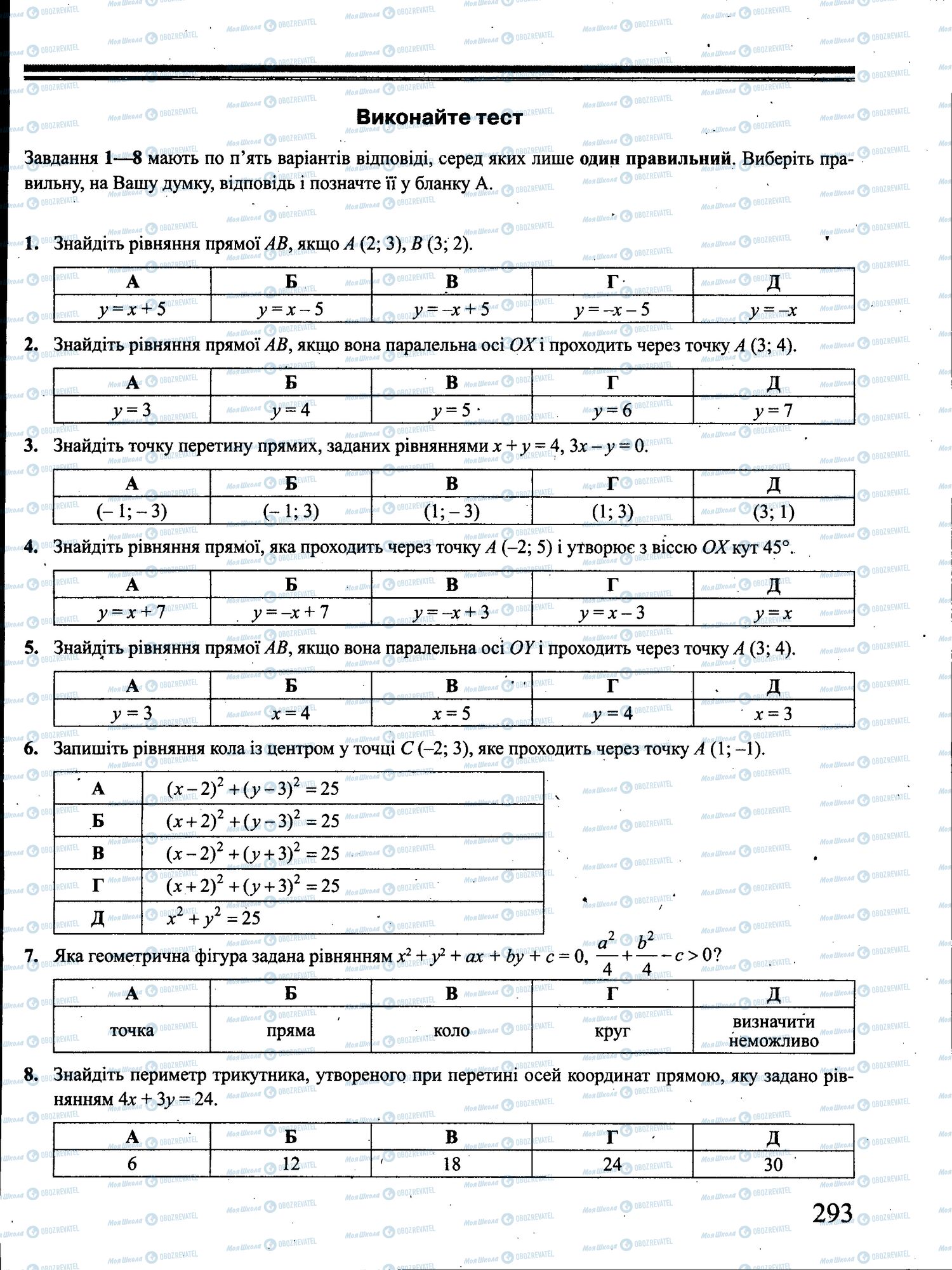 ЗНО Математика 11 клас сторінка 293