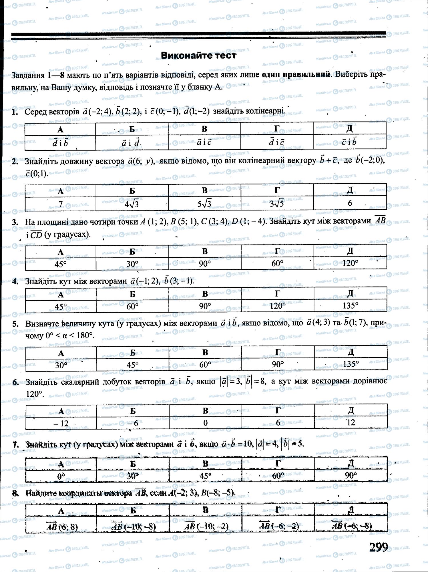 ЗНО Математика 11 клас сторінка 299