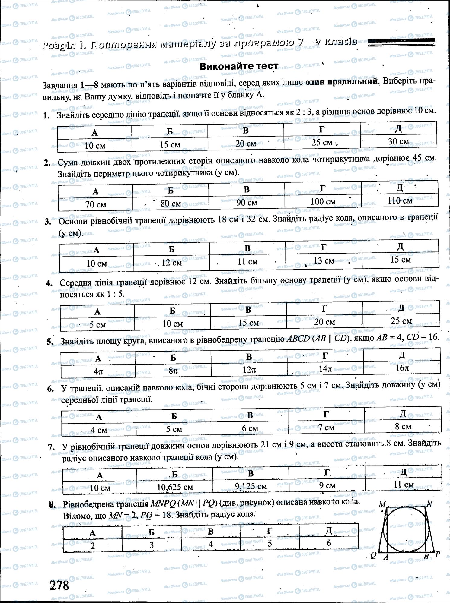 ЗНО Математика 11 класс страница 278