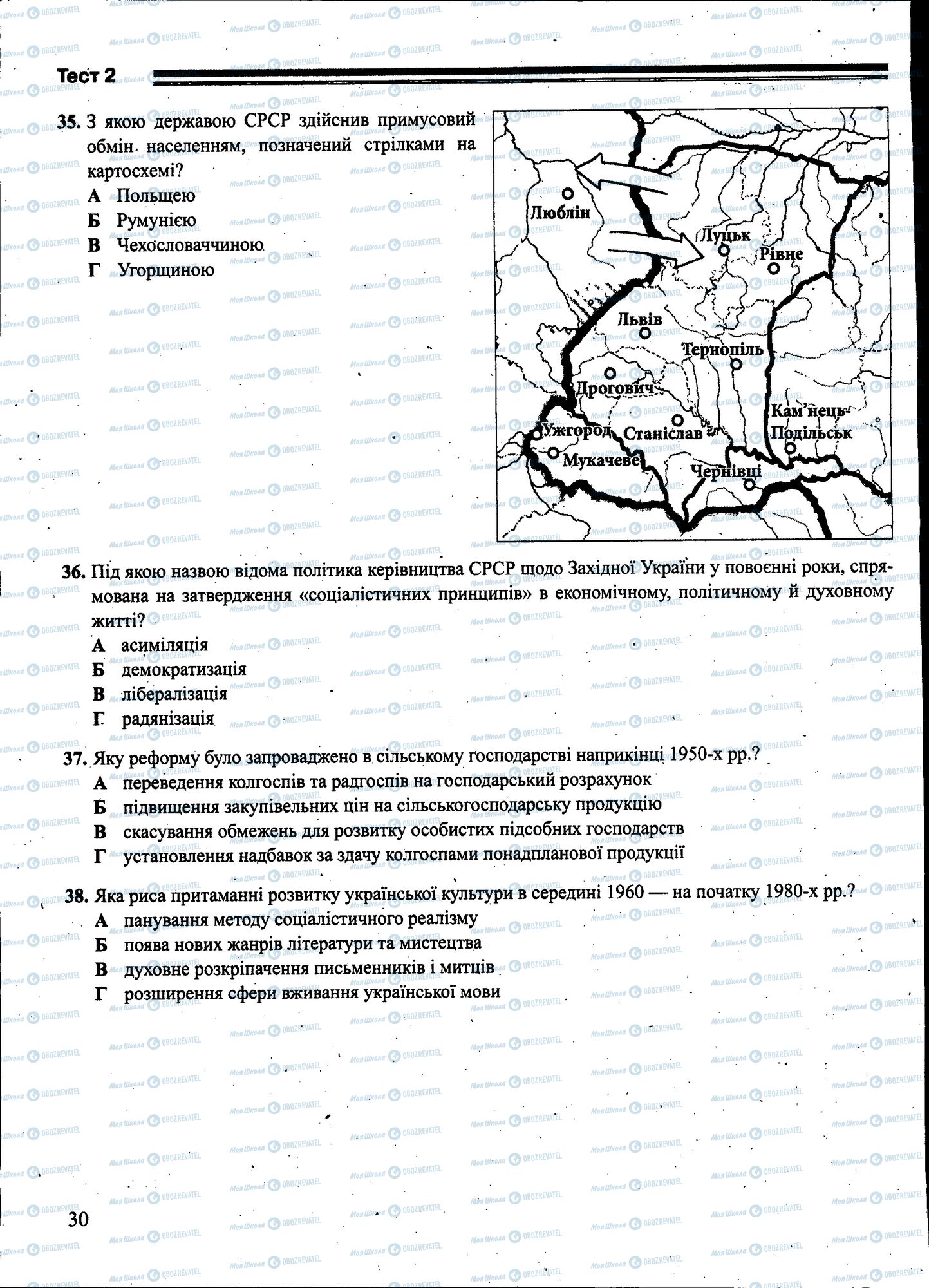 ЗНО Історія України 11 клас сторінка 030