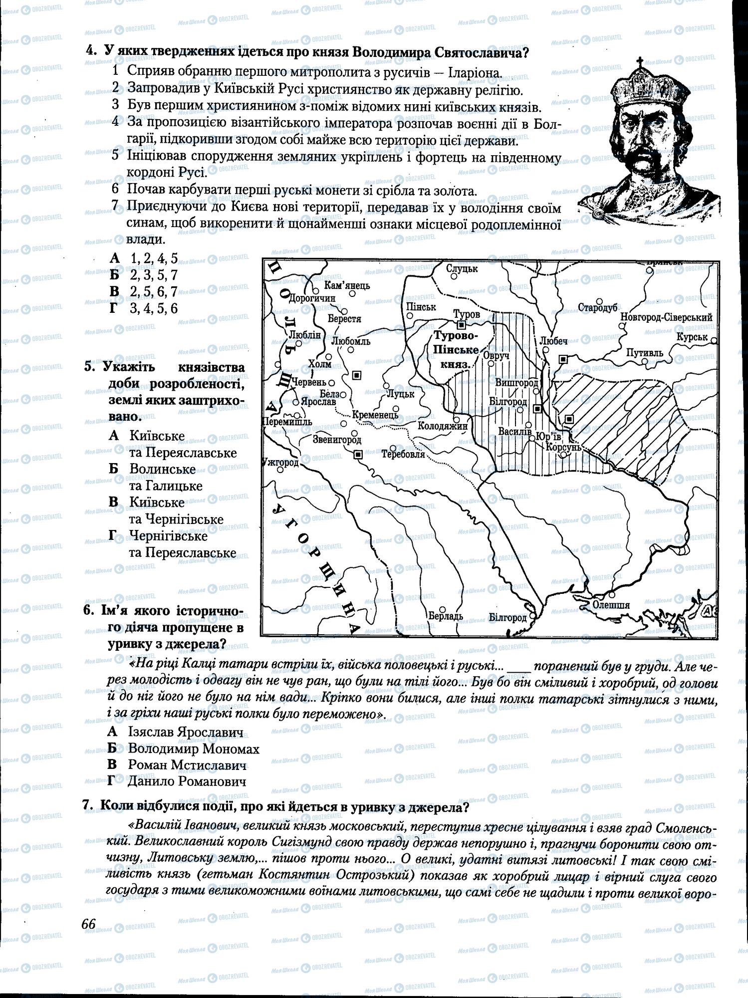 ЗНО История Украины 11 класс страница 066