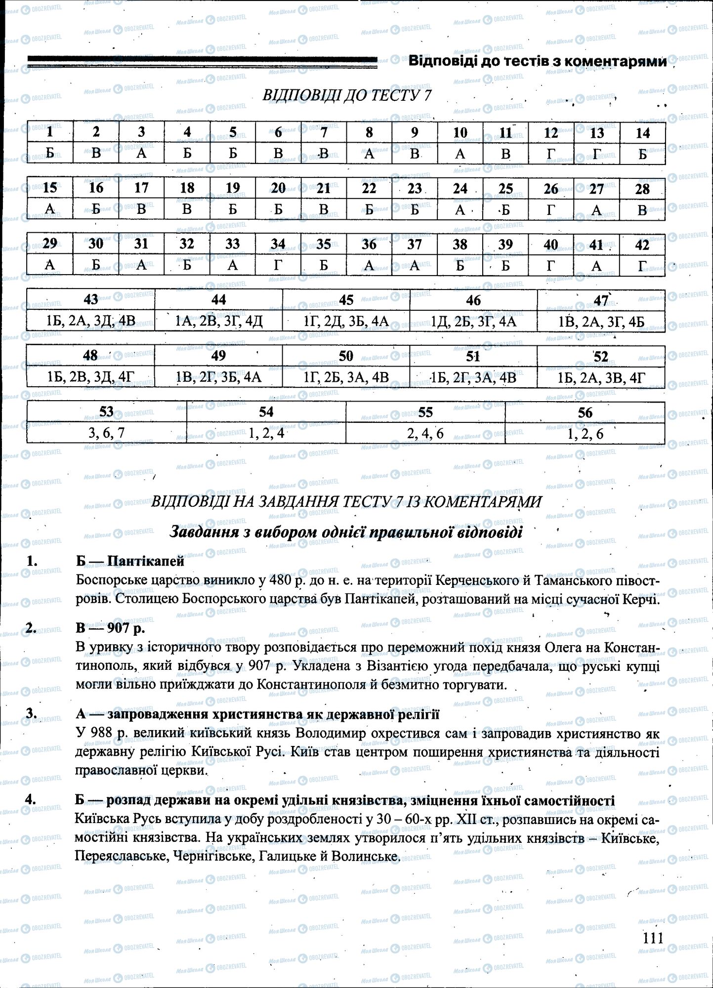 ЗНО История Украины 11 класс страница 111