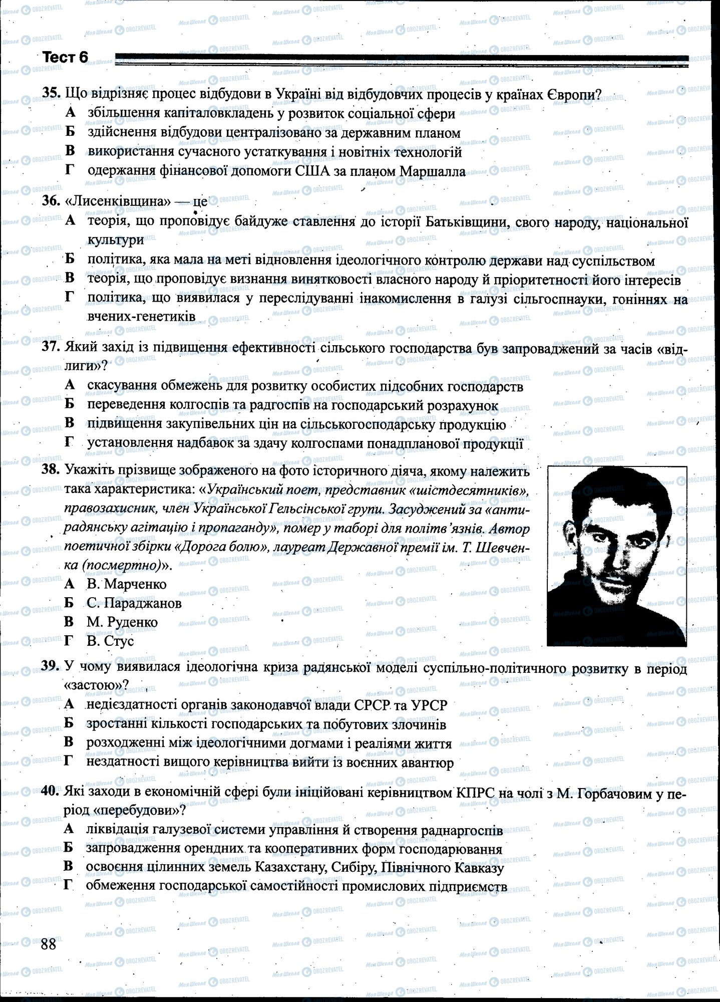 ЗНО Історія України 11 клас сторінка 088