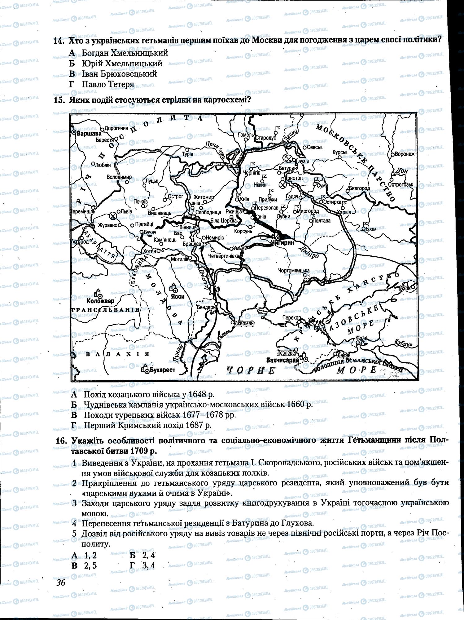 ЗНО Історія України 11 клас сторінка 036