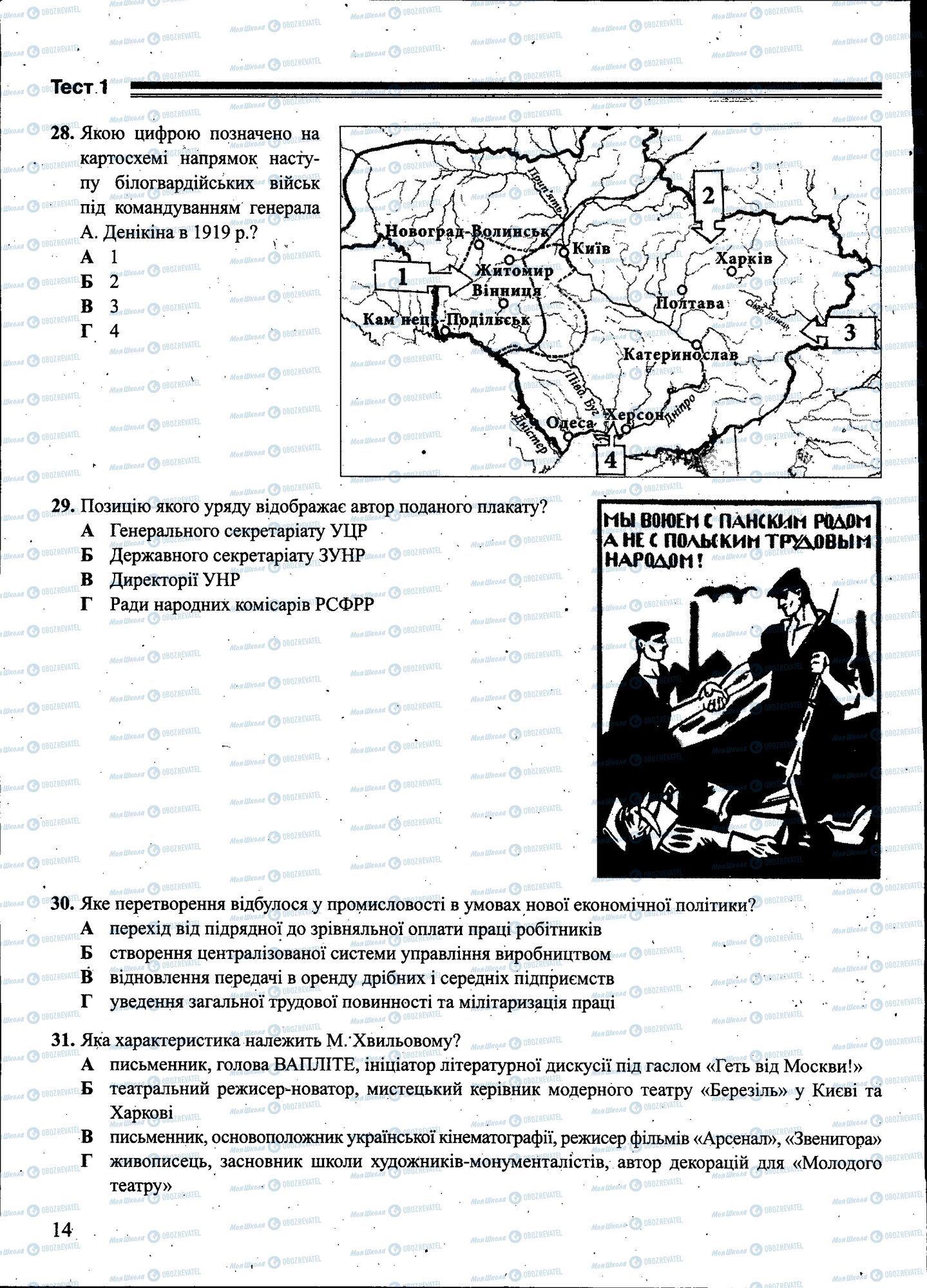 ЗНО История Украины 11 класс страница 014