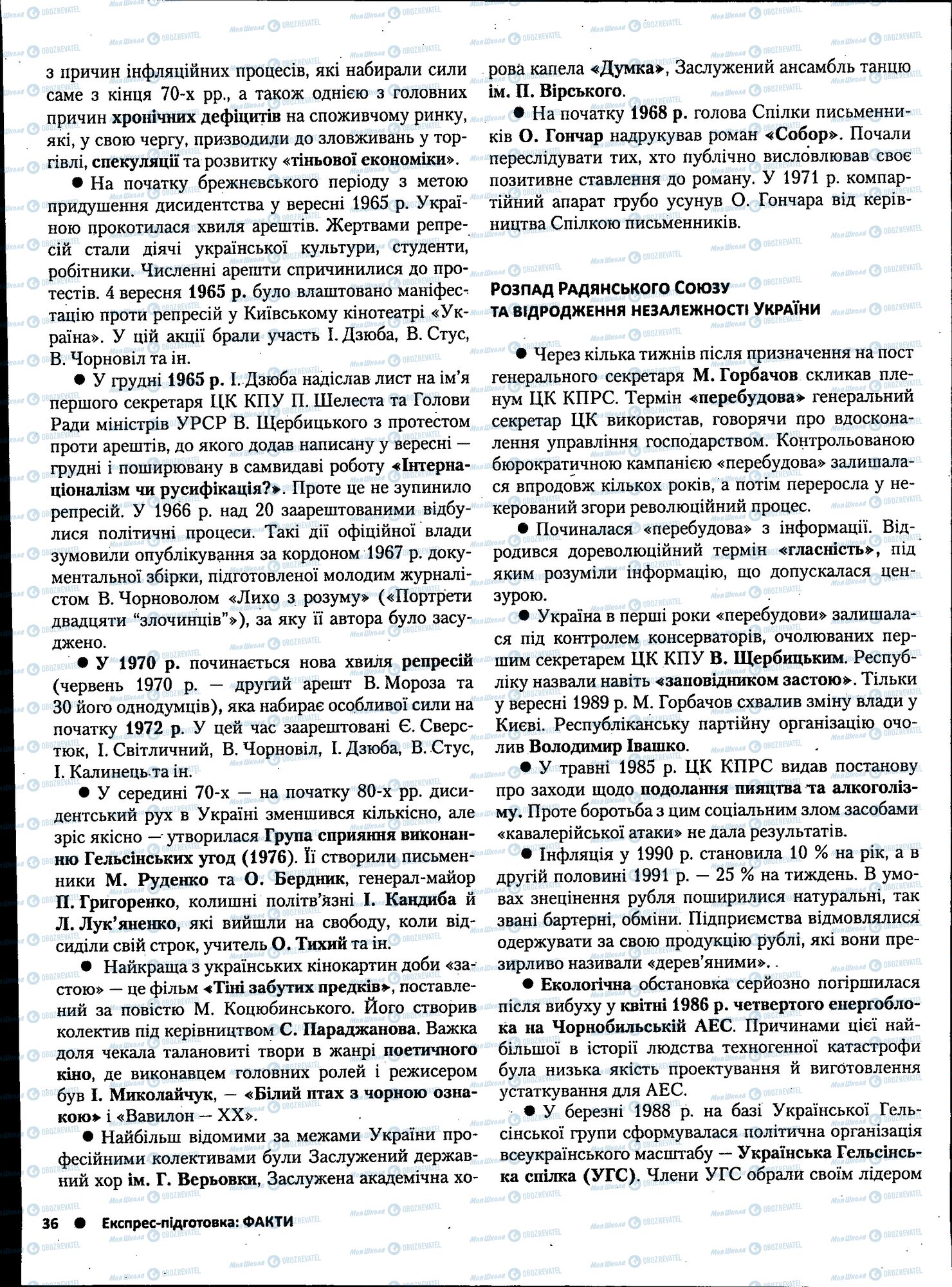 ЗНО Історія України 11 клас сторінка 036