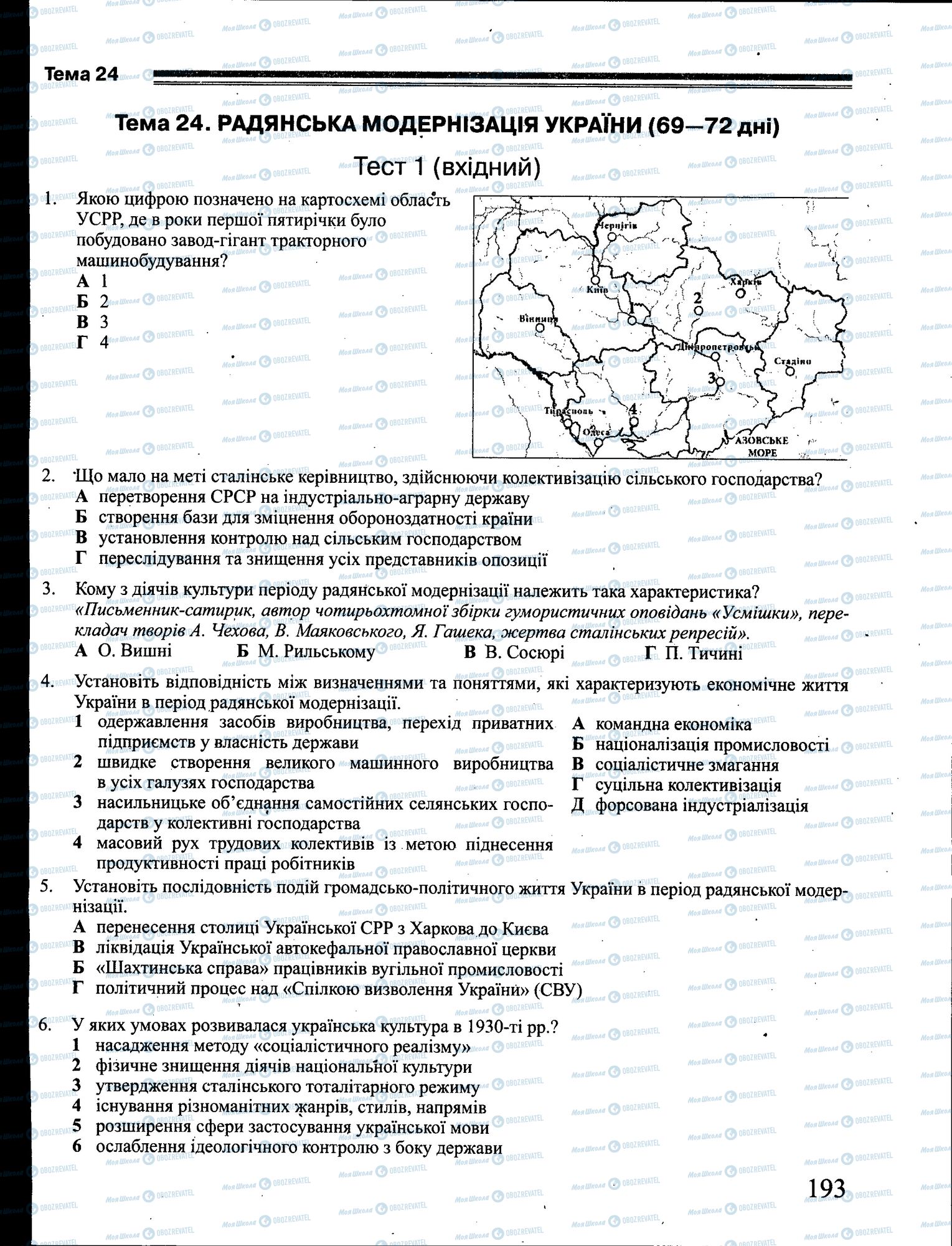 ЗНО История Украины 11 класс страница 193