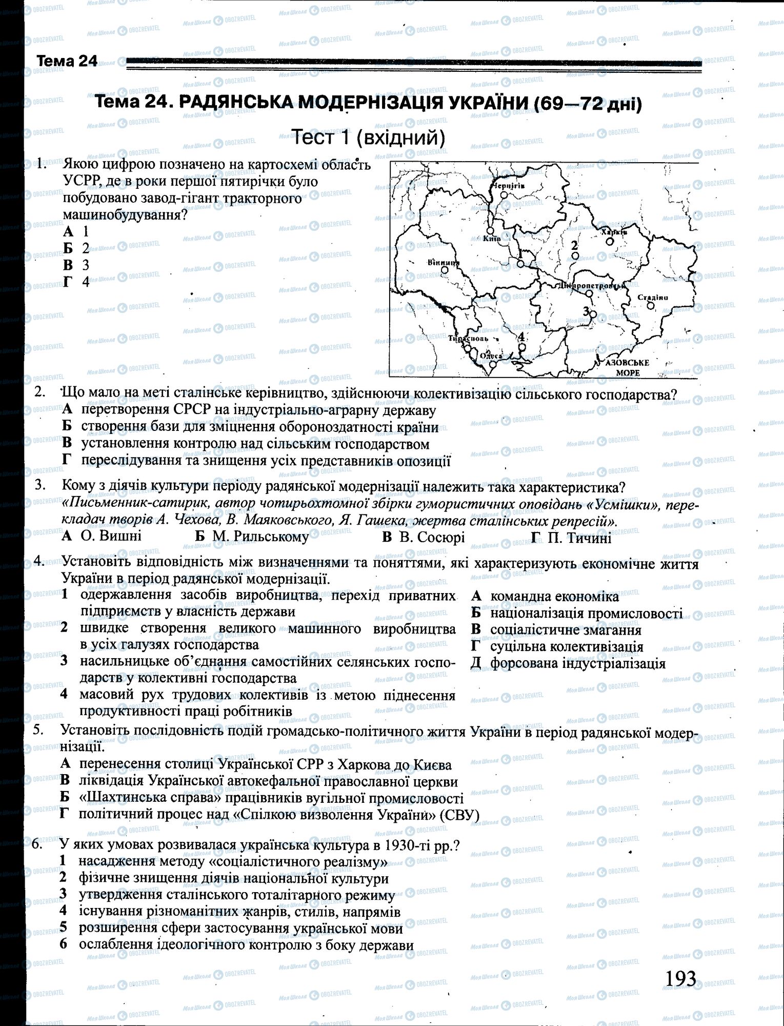 ЗНО Історія України 11 клас сторінка 193