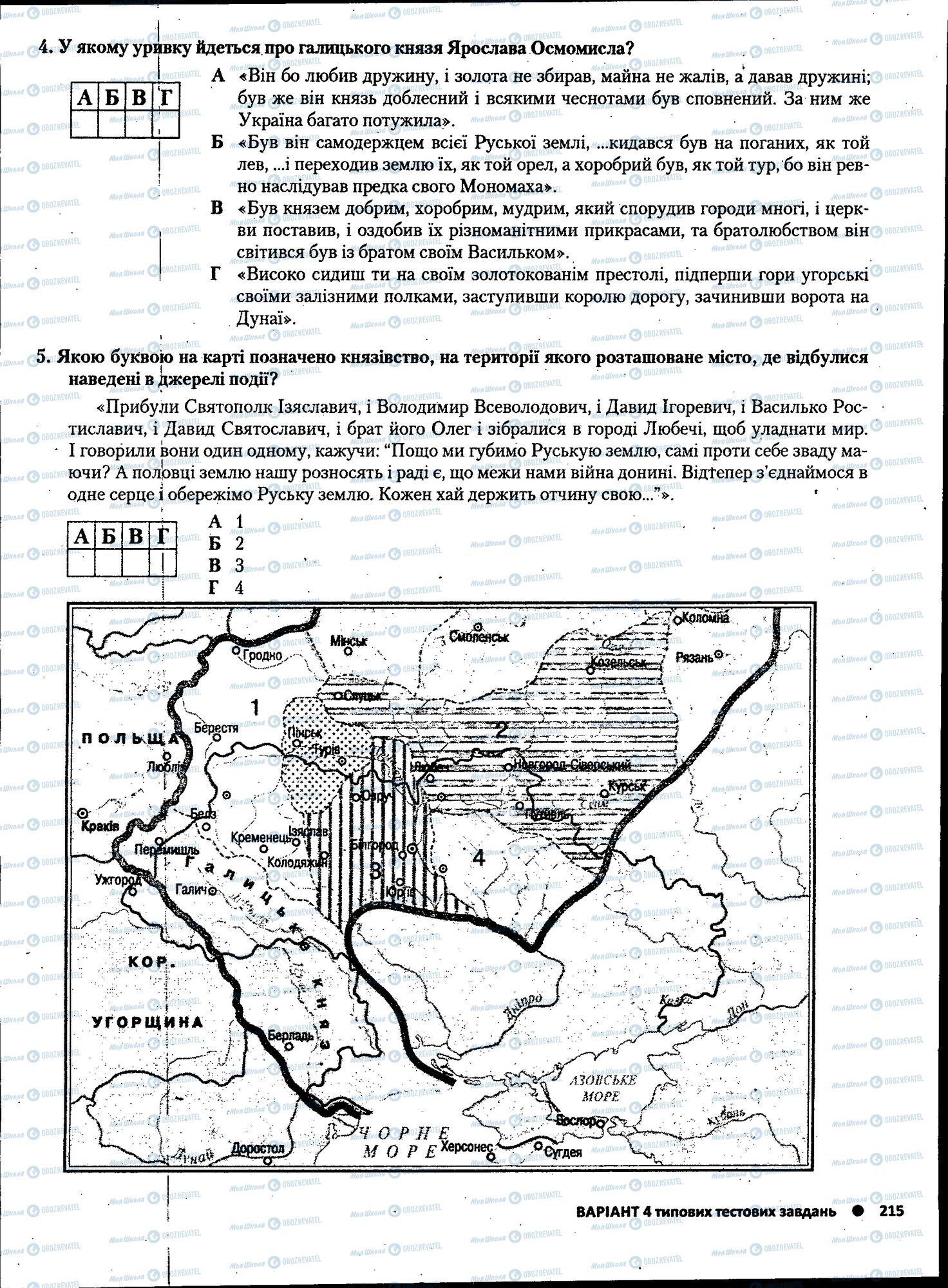 ЗНО История Украины 11 класс страница 215