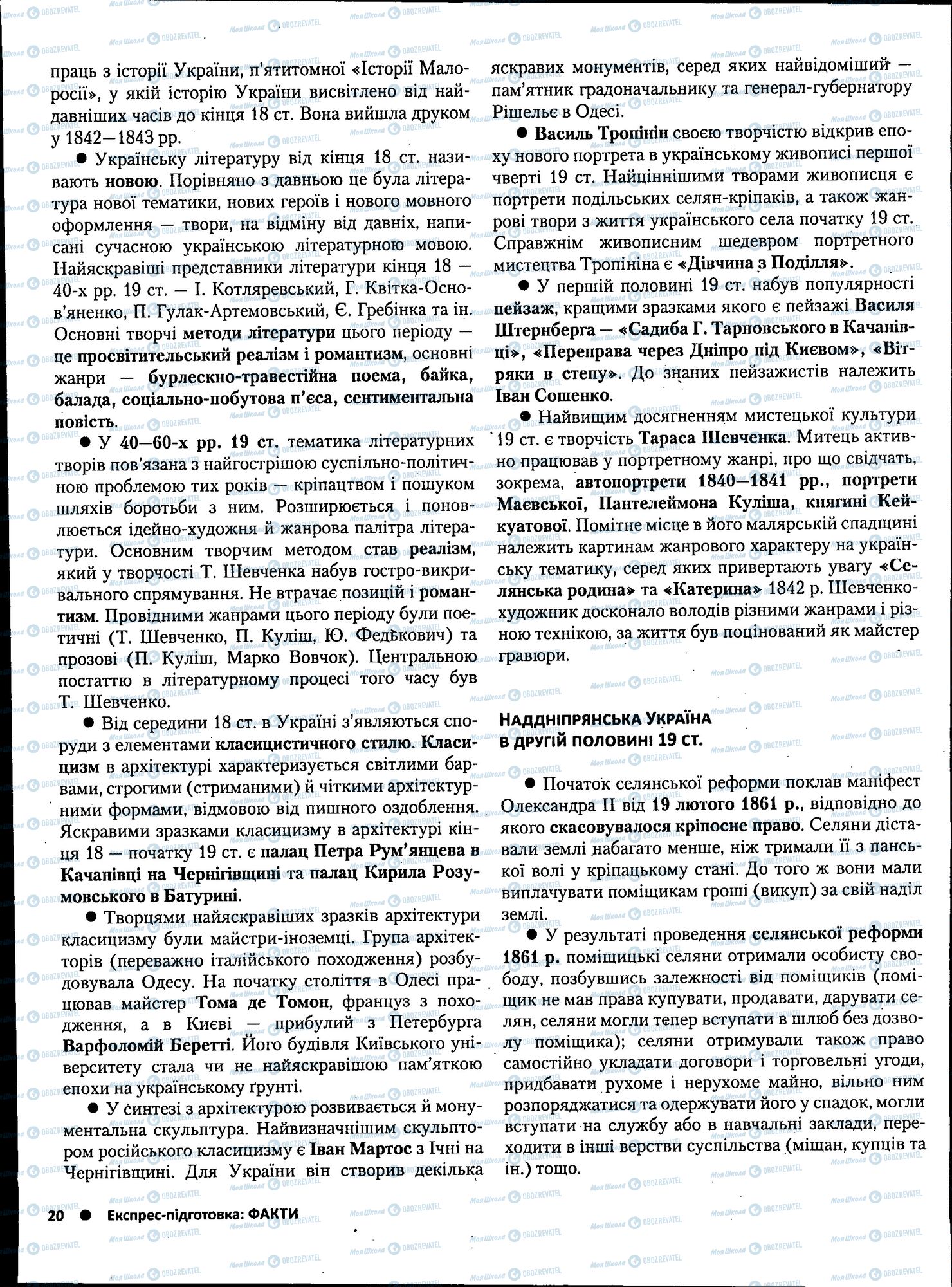 ЗНО Історія України 11 клас сторінка 020
