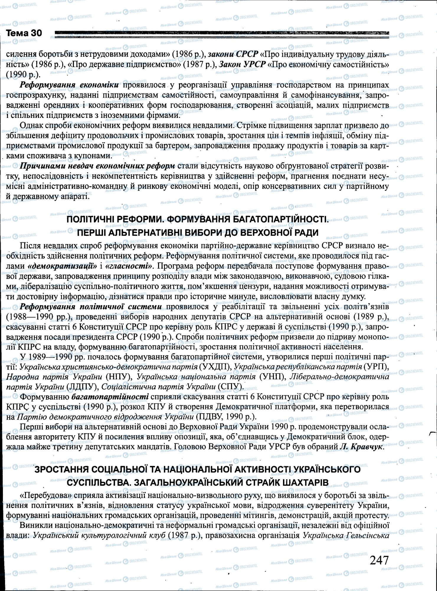 ЗНО Історія України 11 клас сторінка 247