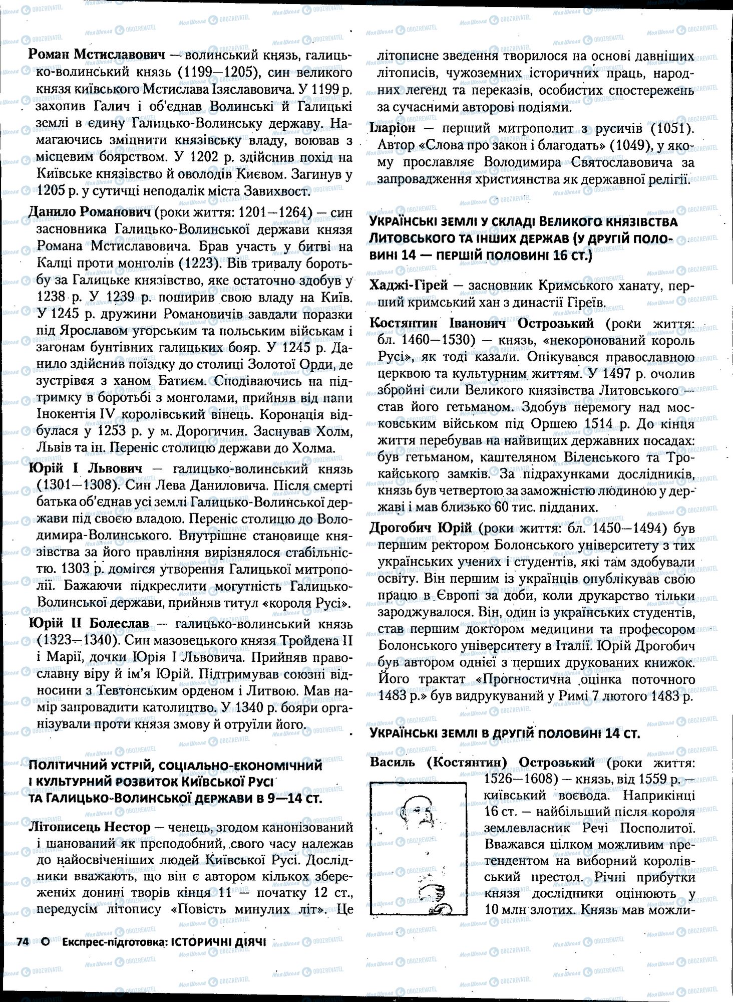 ЗНО Історія України 11 клас сторінка 074