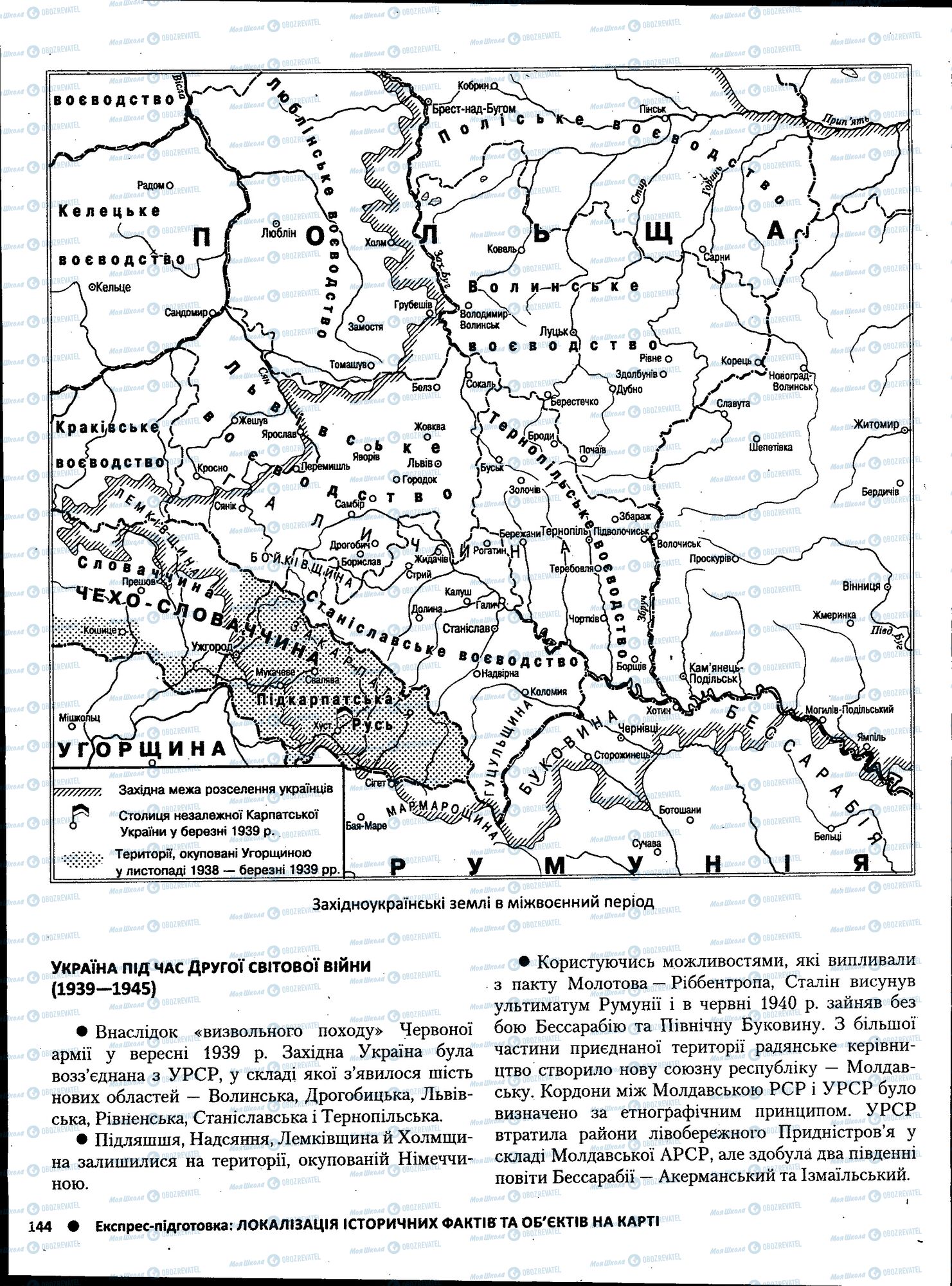 ЗНО Історія України 11 клас сторінка 144