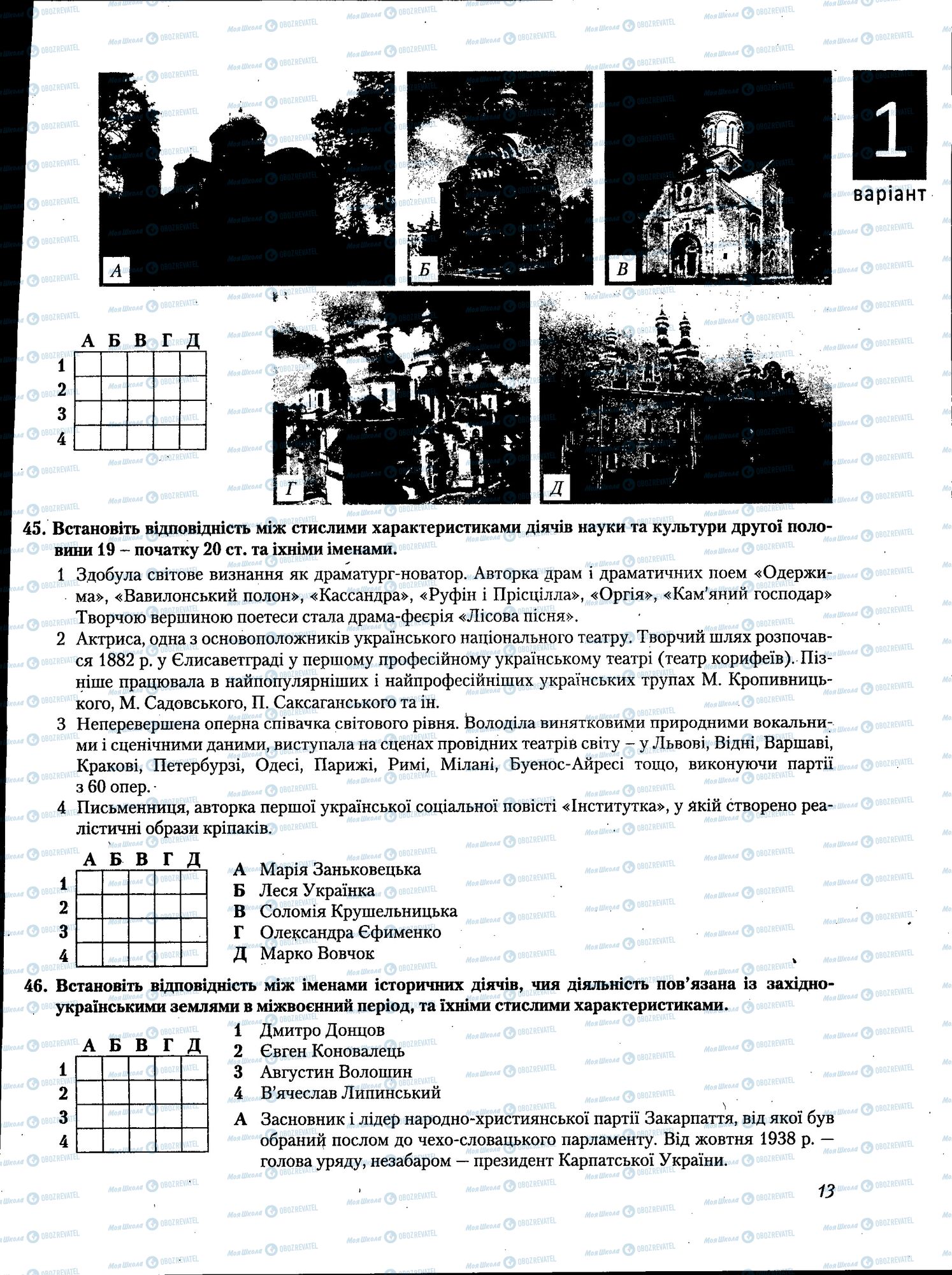 ЗНО История Украины 11 класс страница 013