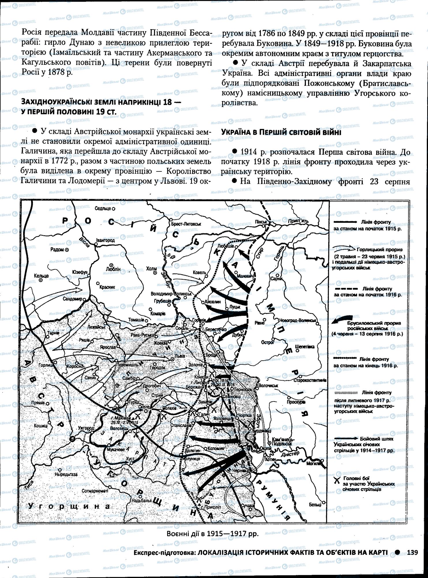 ЗНО Історія України 11 клас сторінка 139