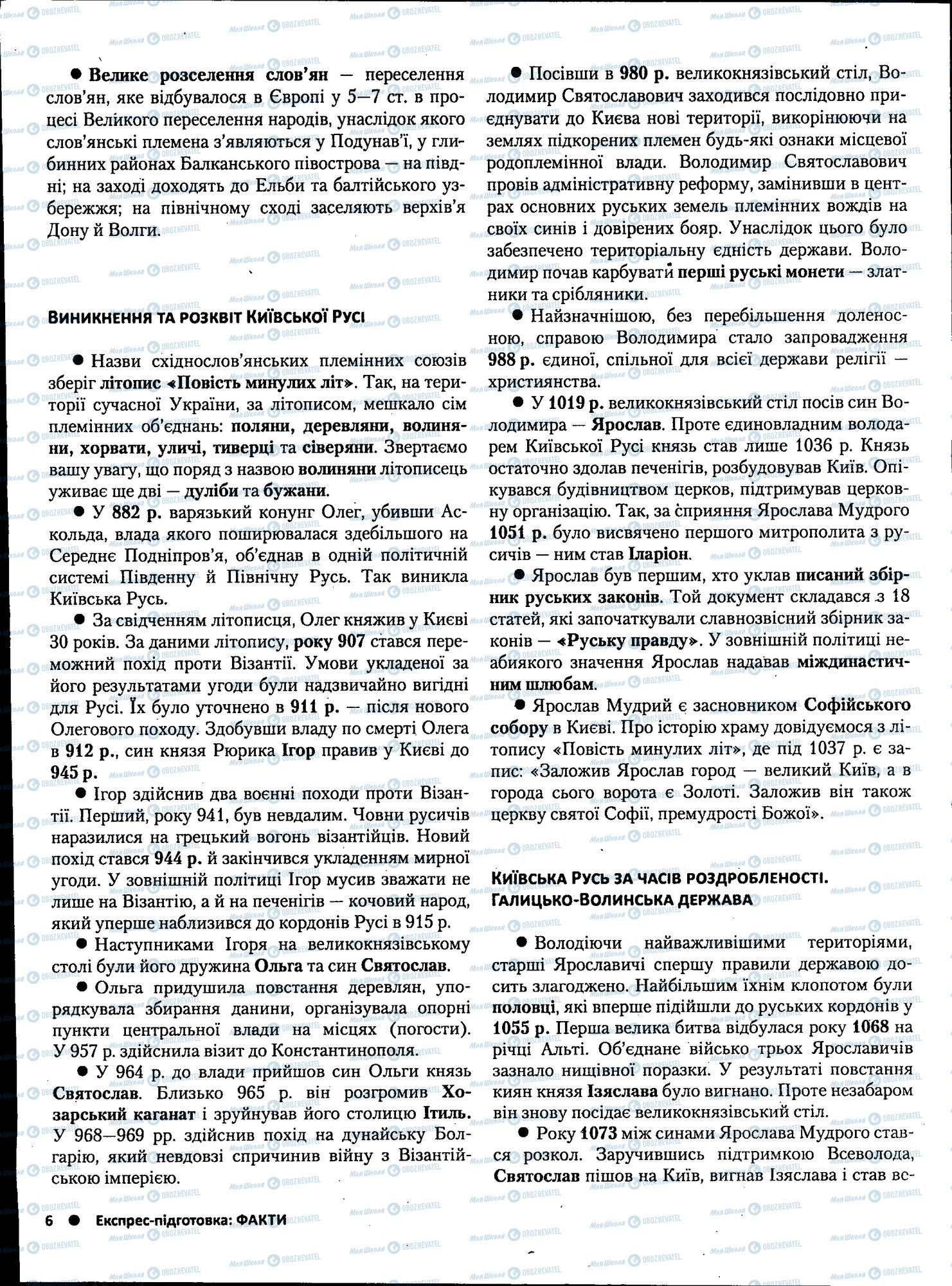 ЗНО Історія України 11 клас сторінка 006