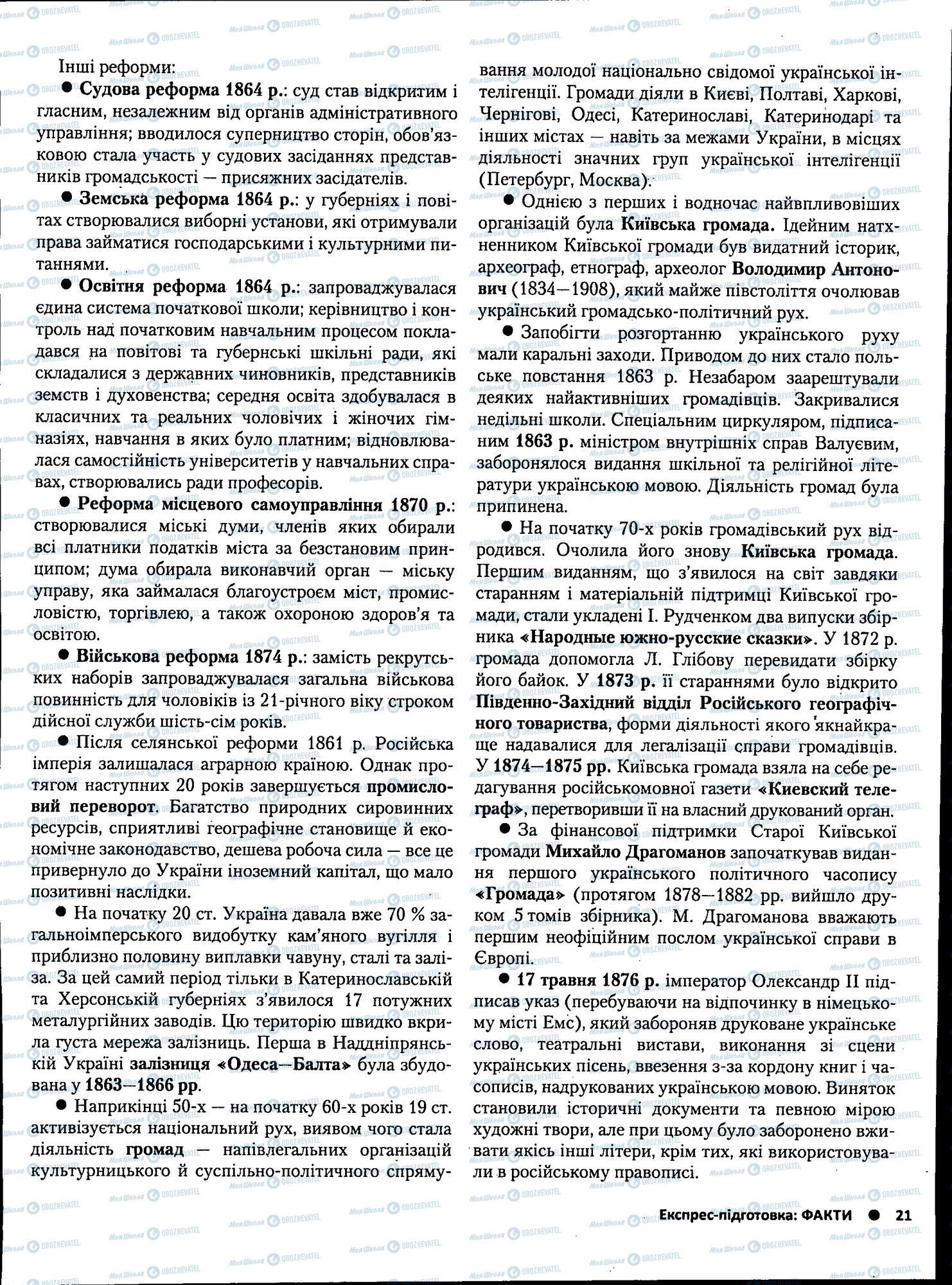 ЗНО Історія України 11 клас сторінка 021