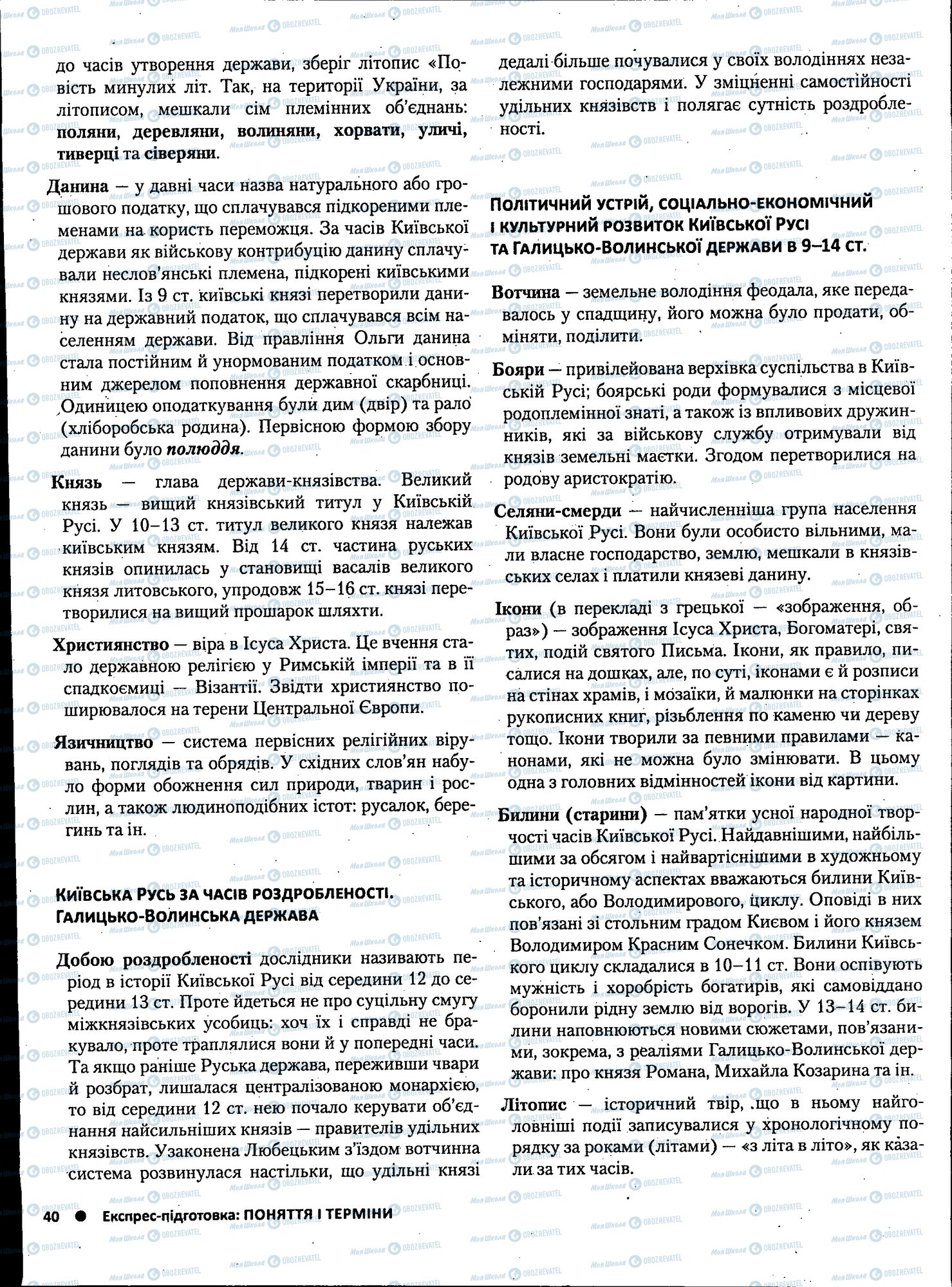 ЗНО История Украины 11 класс страница 040