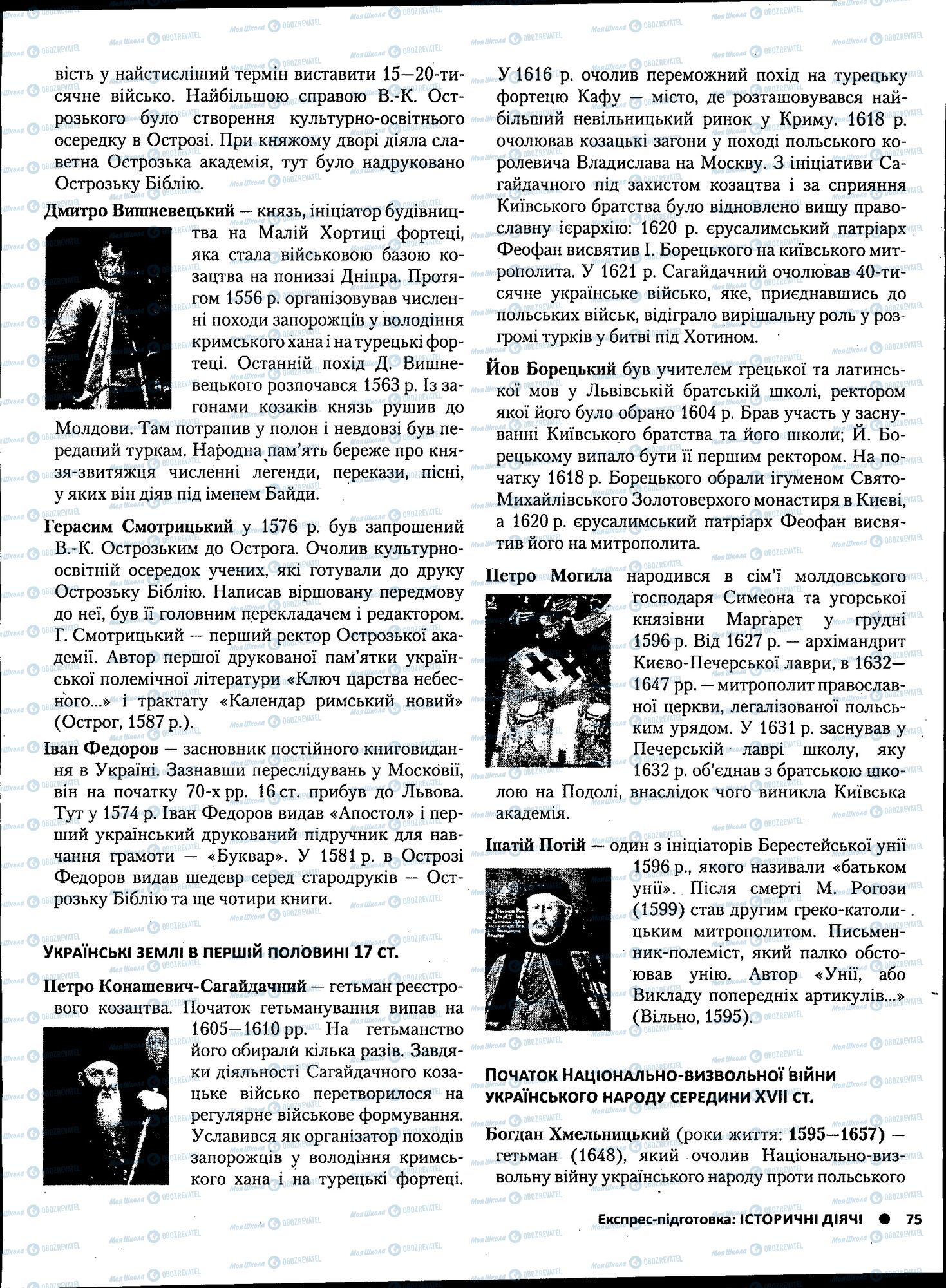 ЗНО Історія України 11 клас сторінка 075