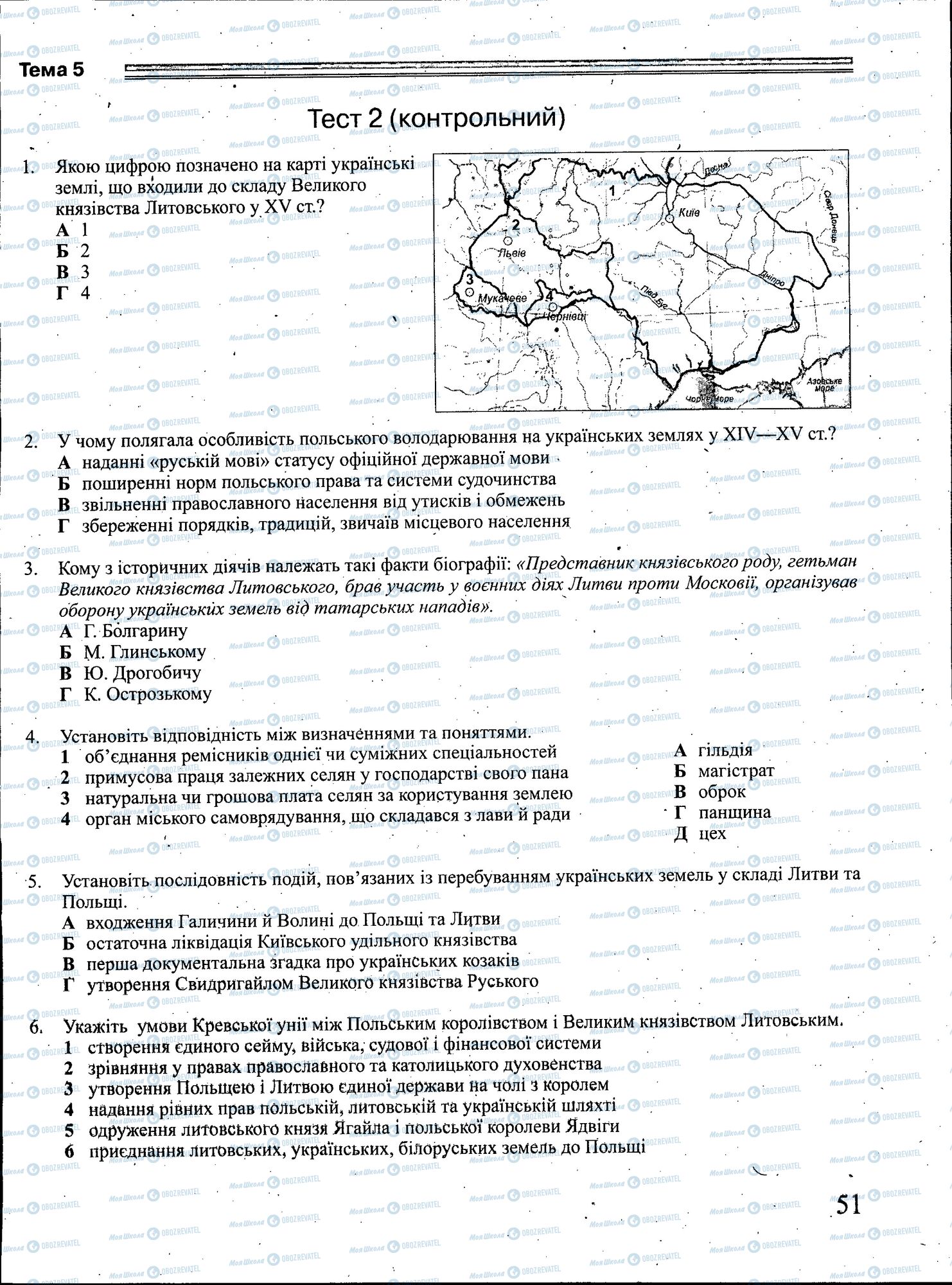 ЗНО История Украины 11 класс страница 051