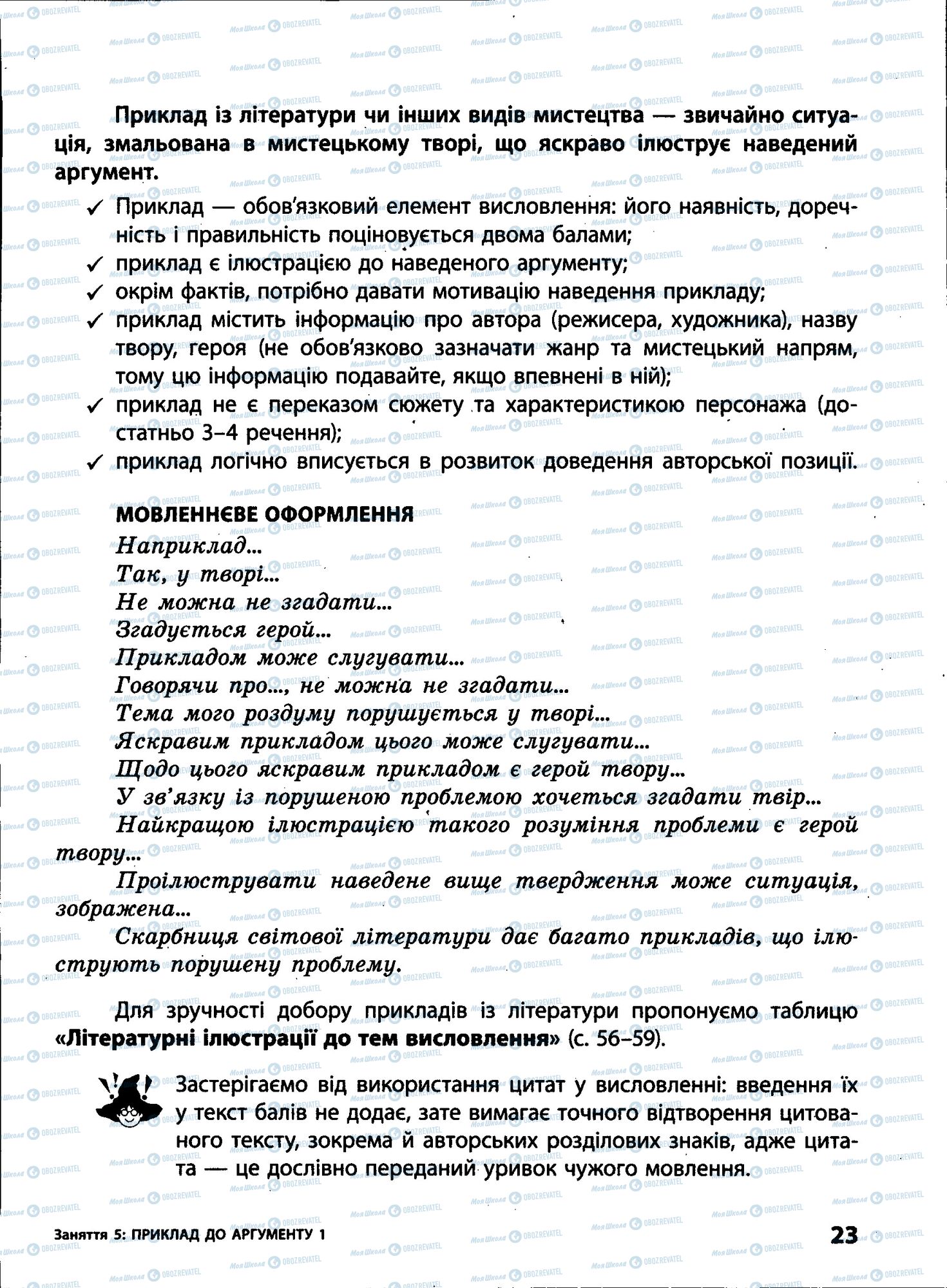 ЗНО Українська мова 11 клас сторінка 023
