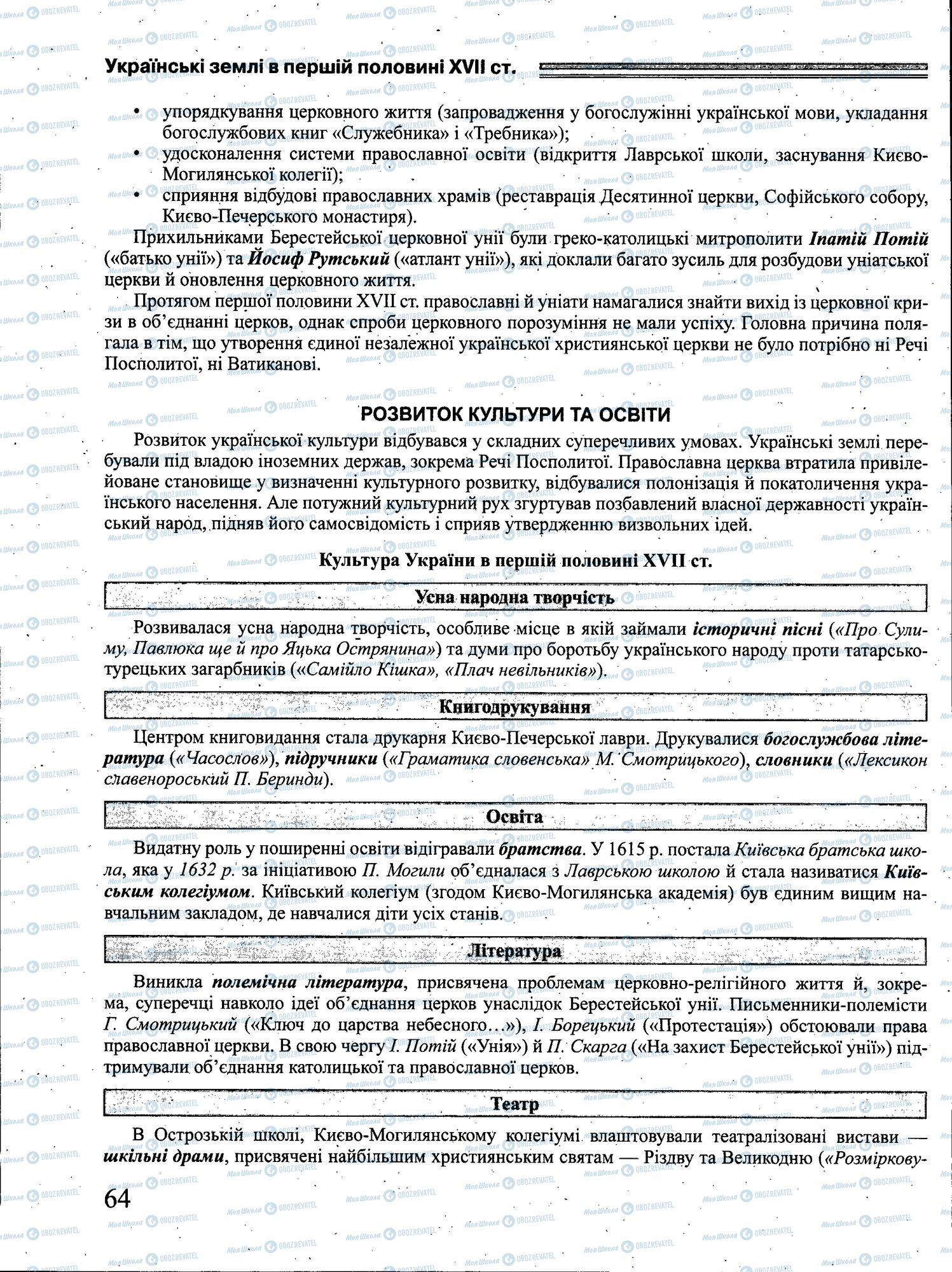 ЗНО История Украины 11 класс страница 064
