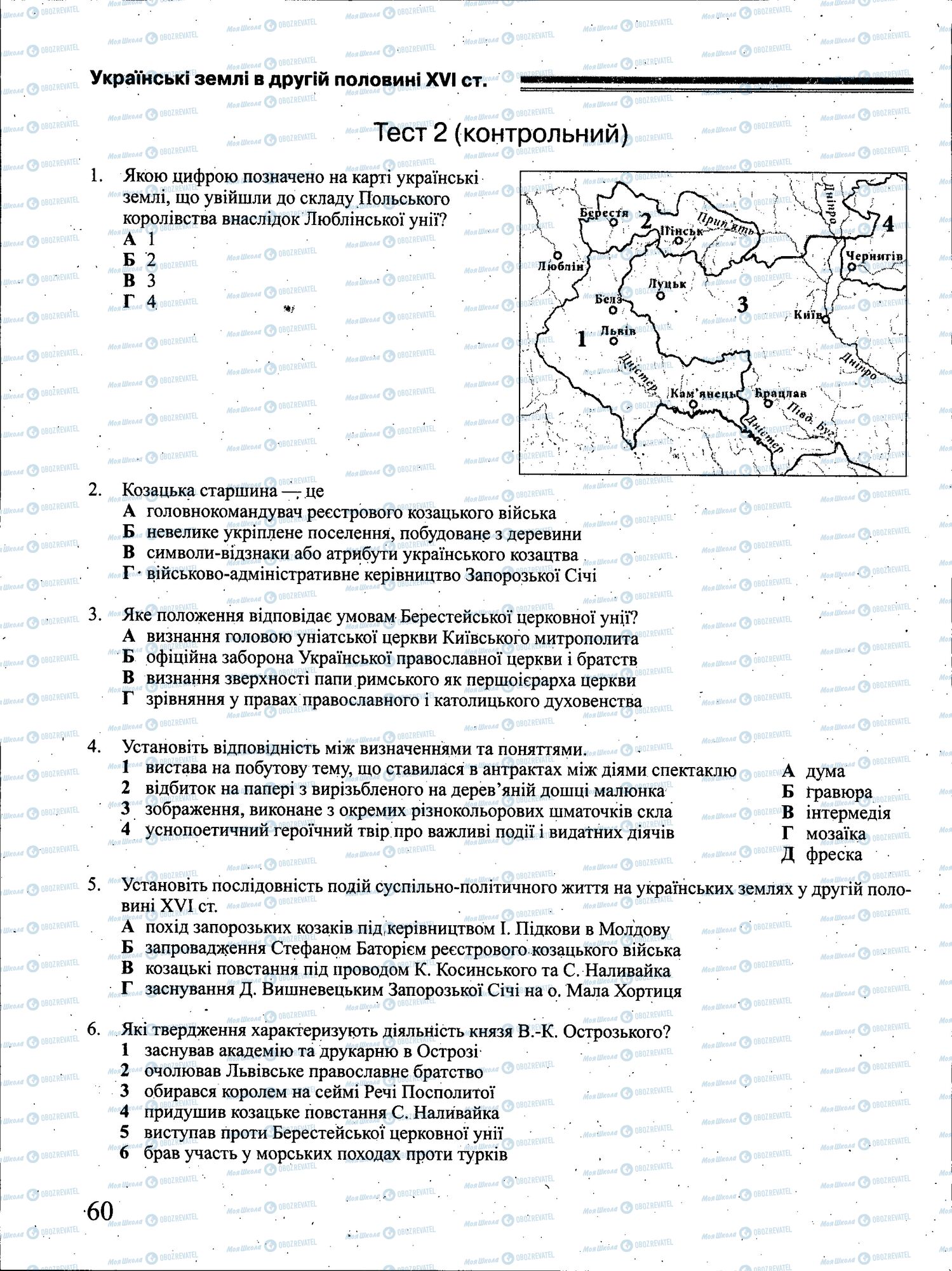ЗНО История Украины 11 класс страница 060