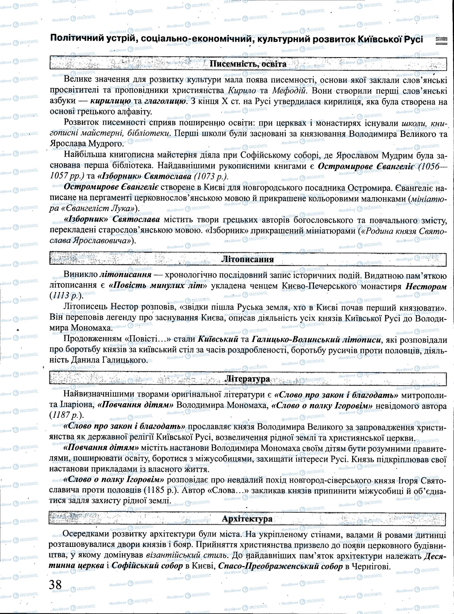 ЗНО История Украины 11 класс страница 038