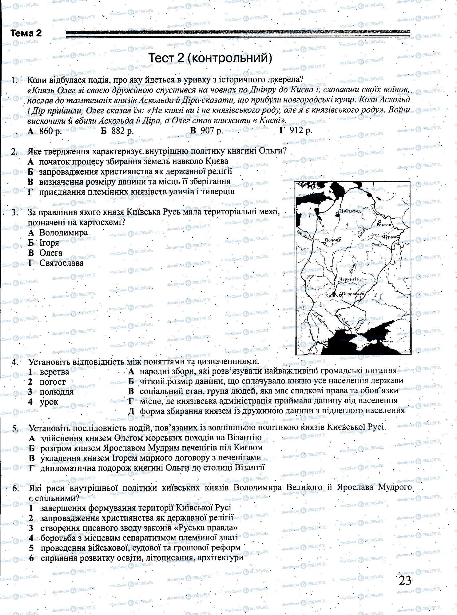 ЗНО История Украины 11 класс страница 023