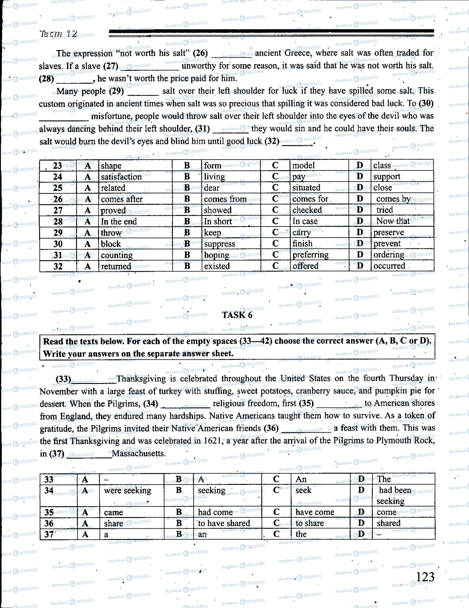 ЗНО Англійська мова 11 клас сторінка 119