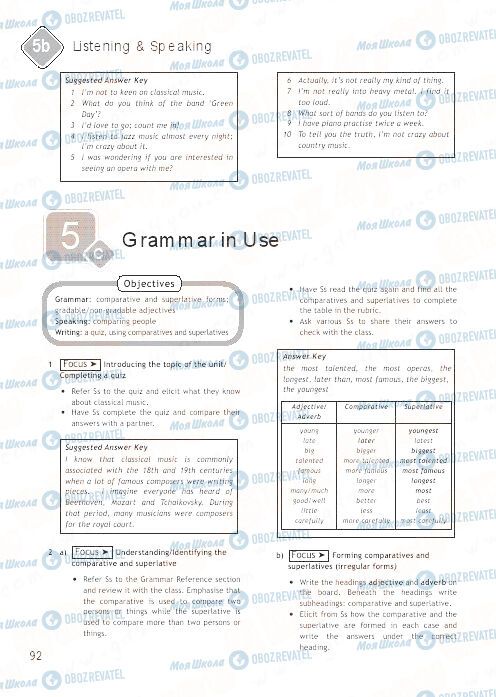 ГДЗ Англійська мова 9 клас сторінка 92