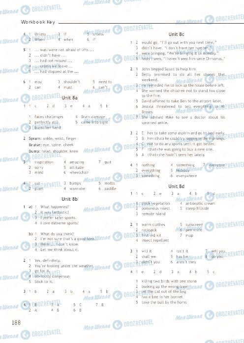 ГДЗ Английский язык 9 класс страница 188