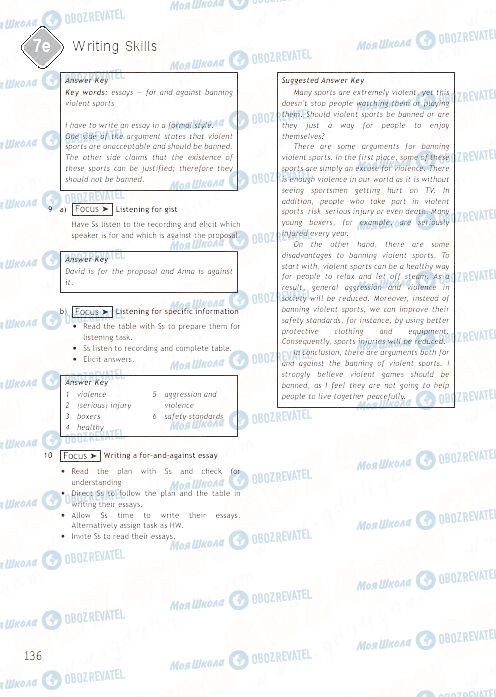 ГДЗ Английский язык 9 класс страница 136