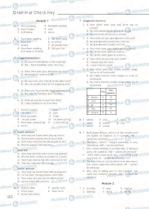 ГДЗ Англійська мова 9 клас сторінка 162