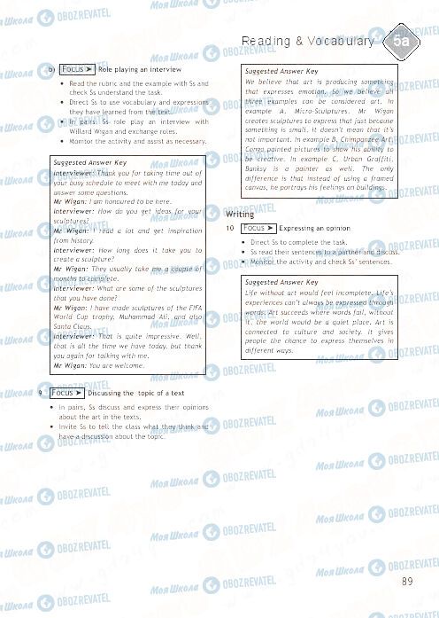 ГДЗ Англійська мова 9 клас сторінка 89