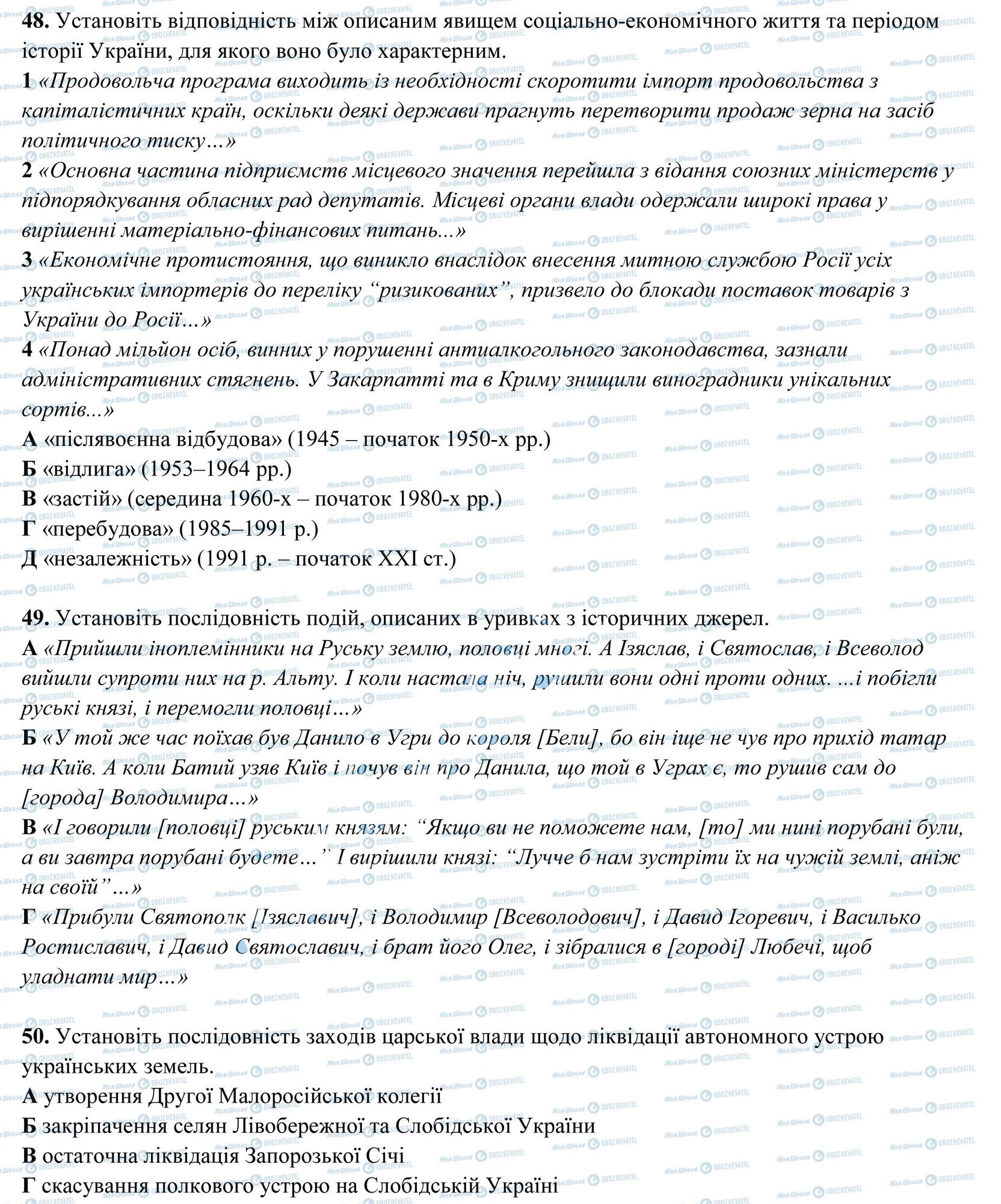 ЗНО История Украины 11 класс страница 12