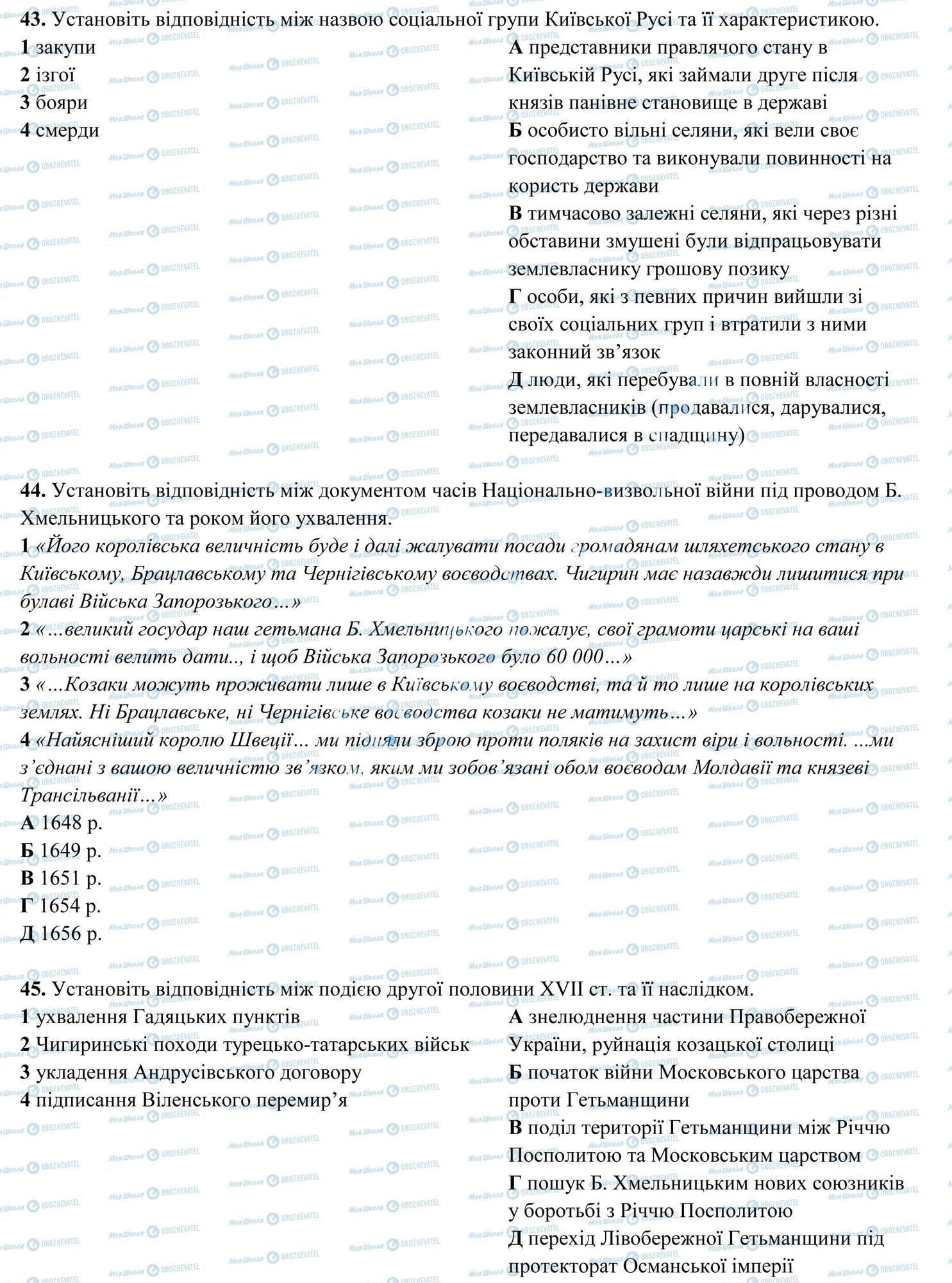 ЗНО Історія України 11 клас сторінка 10