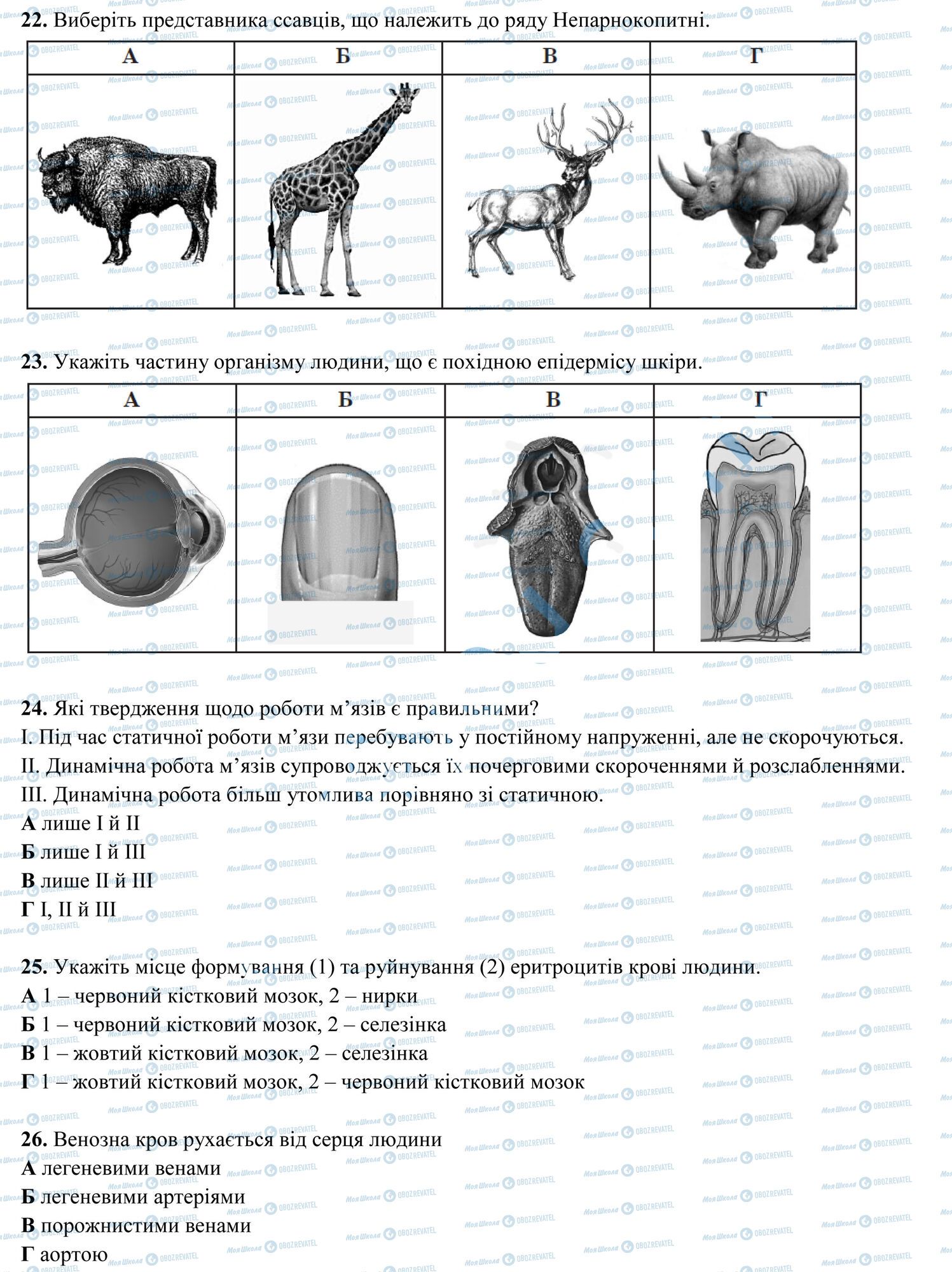 ЗНО Биология 11 класс страница 5